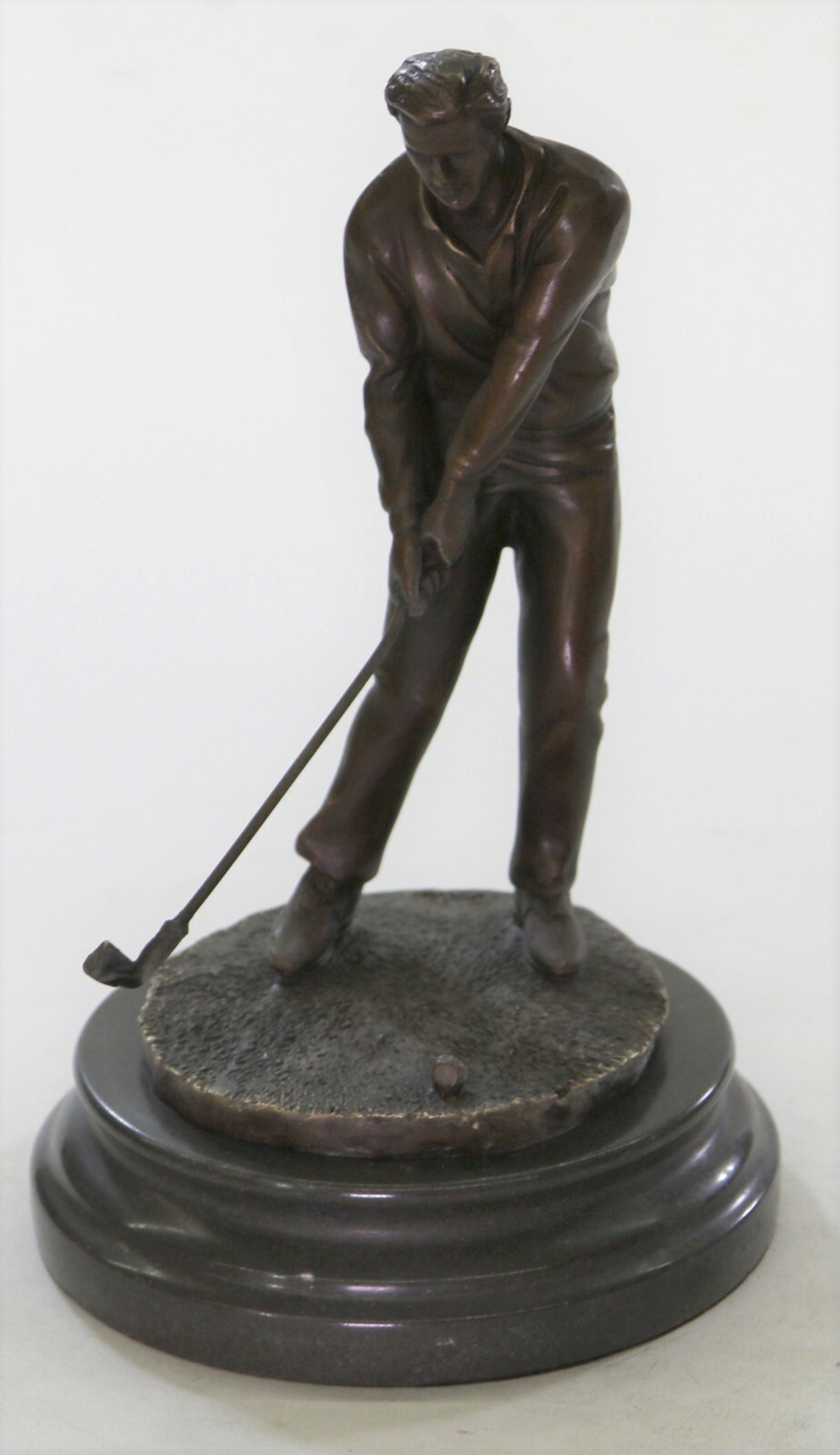 Ben Hogan Male GOLFER Sports Memorabilia Golf Club Art PGA Bronze Marble Statue