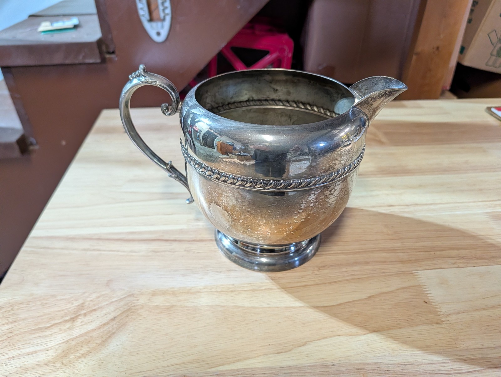 Federal Silver Silverplate Water Pitcher Jug