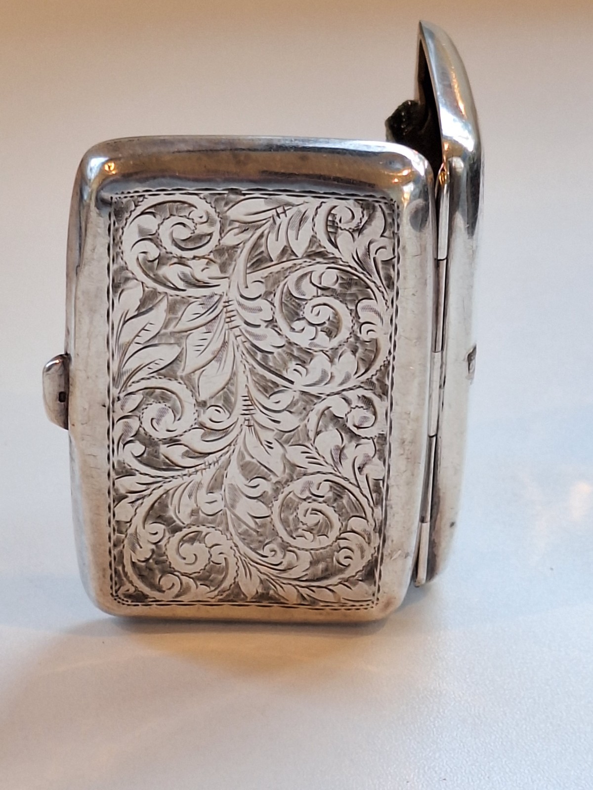 Vintage Cigarette Case 1917.Smith & Bartlam Stg Silver Birmingham…