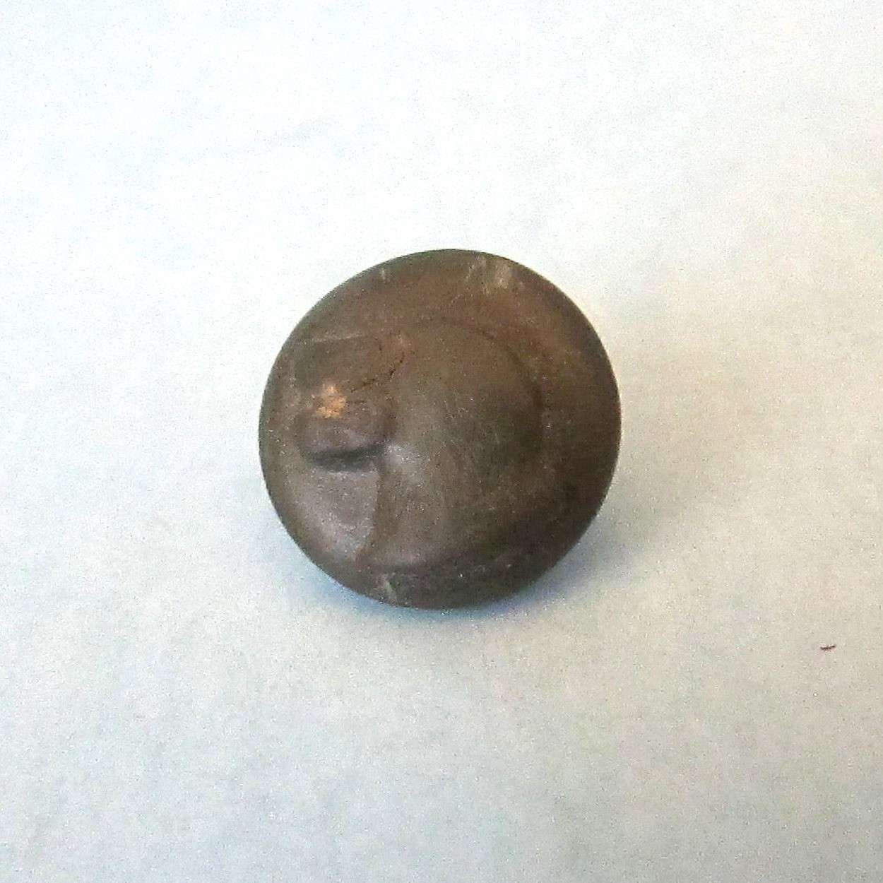 Retriever Spaniel Dog Head BUTTON Composition Rubber Vintage