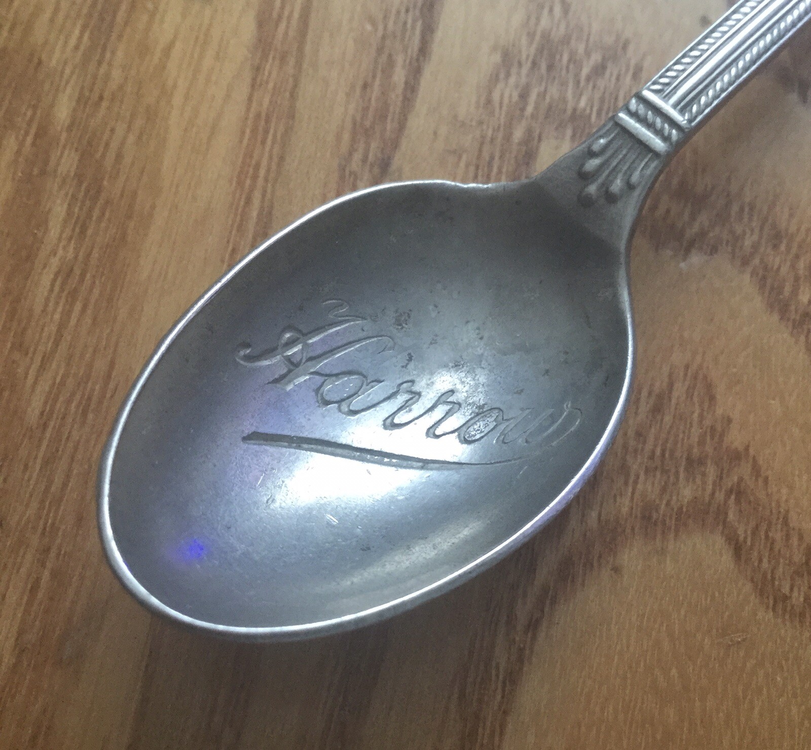George VI Silver Plated Coronation Spoon. 1937. James Walker. “Harrow”