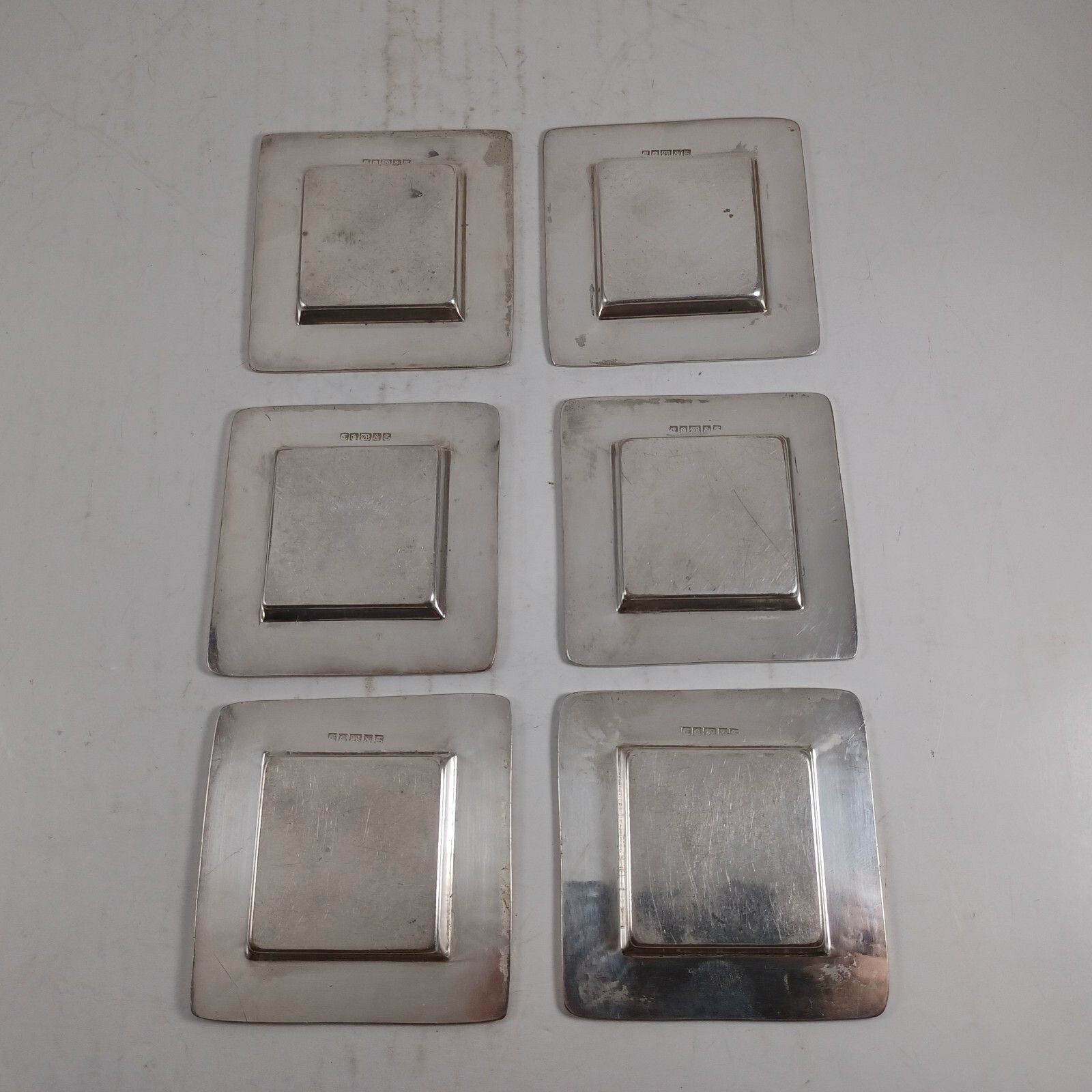 Antique 19th C 8pc Silverplate Smoking Set E.G Webster & Son Lighthouse-Ashtrays