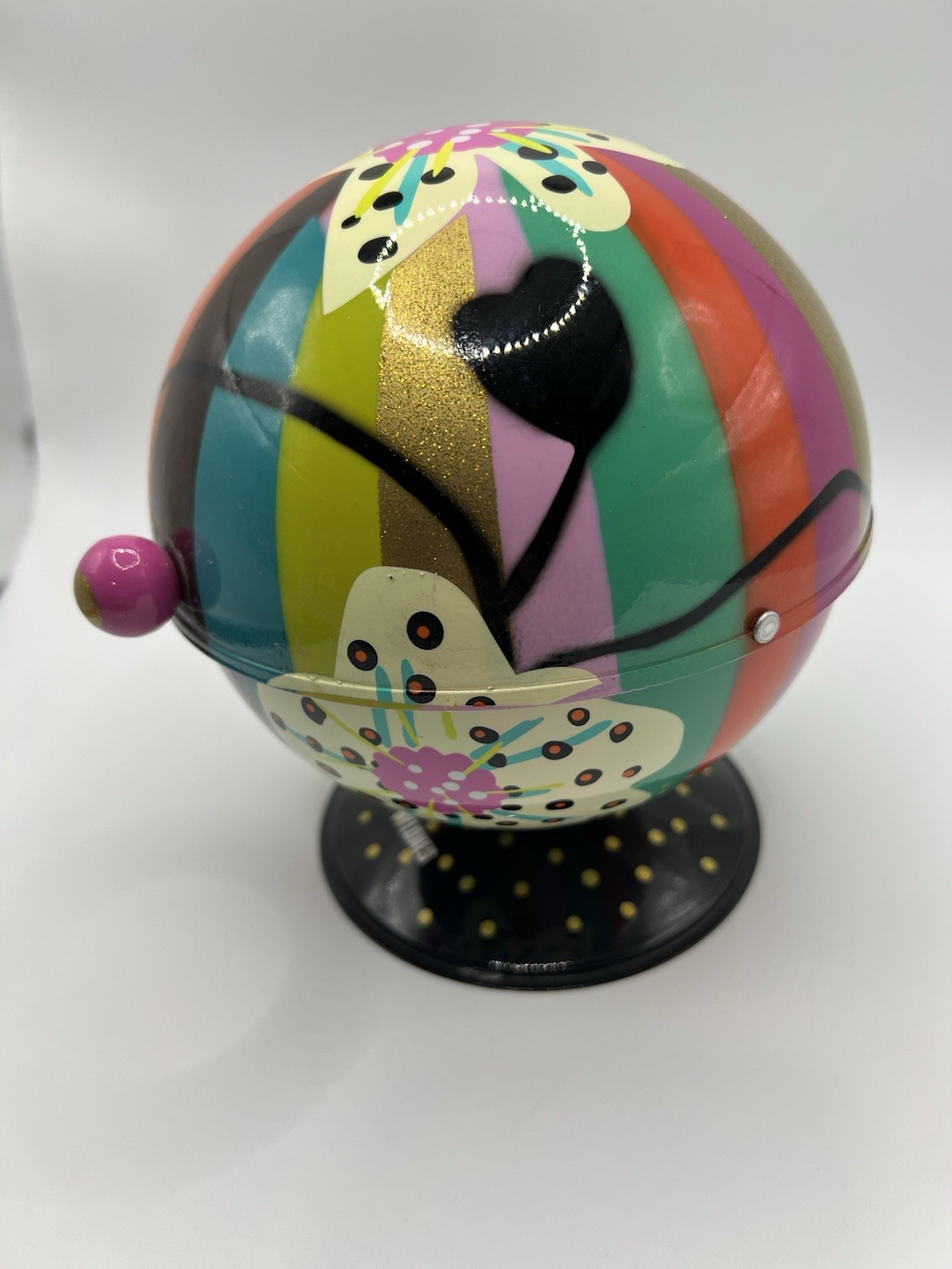Pylones postmodern/pop-art designer metal candy/jewellery holder 1990’s rare