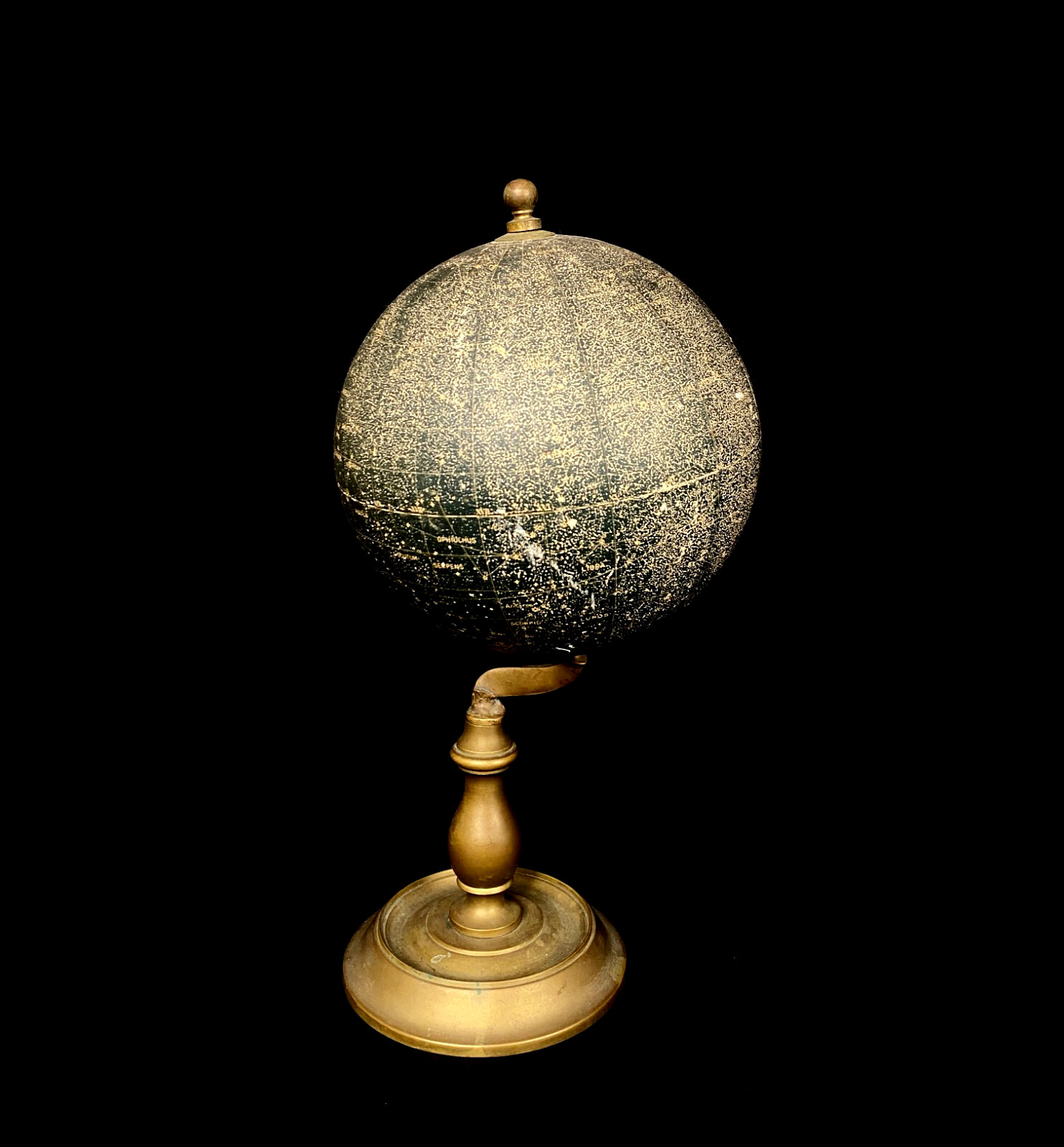 Antique Philip’s Popular Celestial Star Globe 6” George Philip London Brass UK