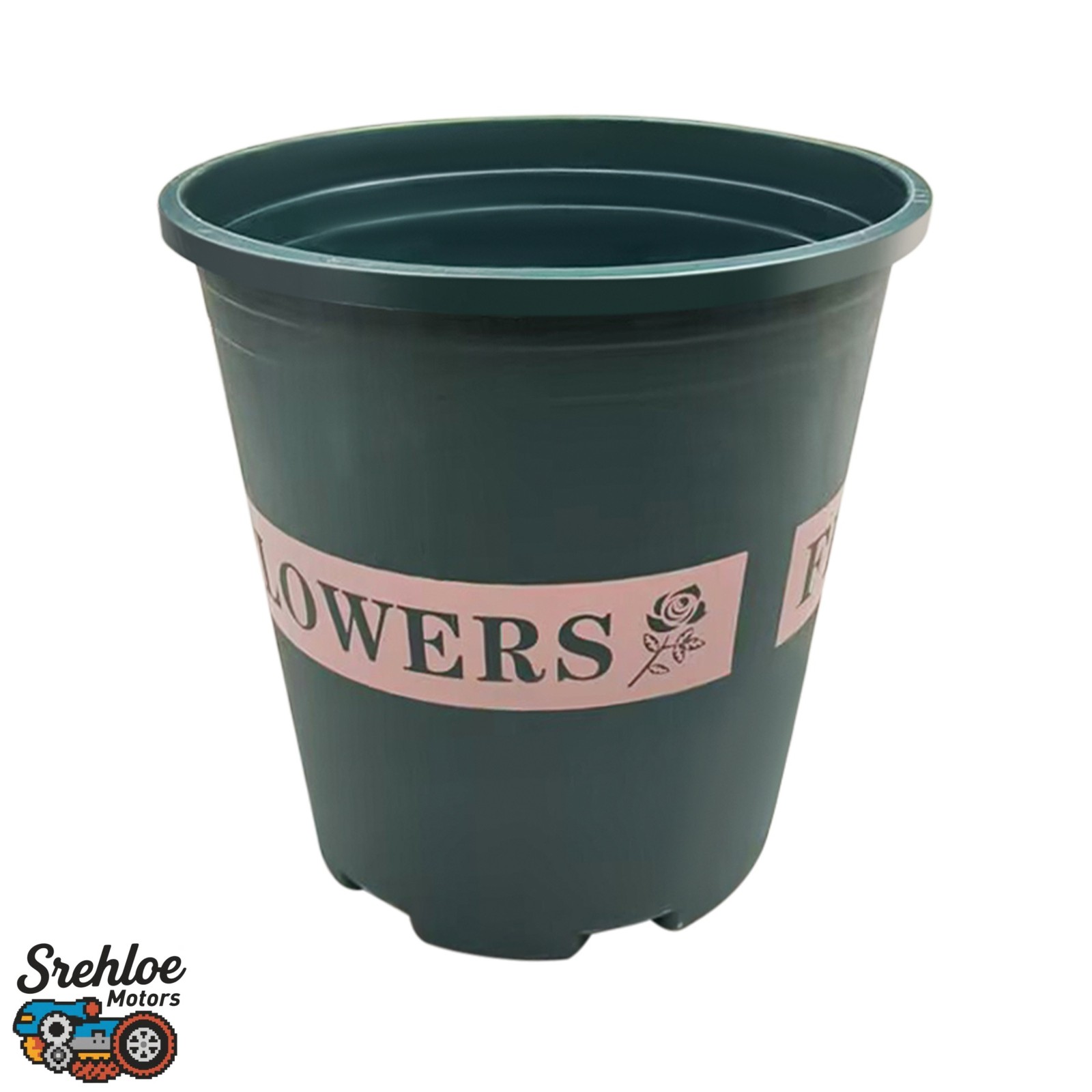 10 Pcs Plastic Green Flower Pots 6 Holes Seedling Garden Plant Container