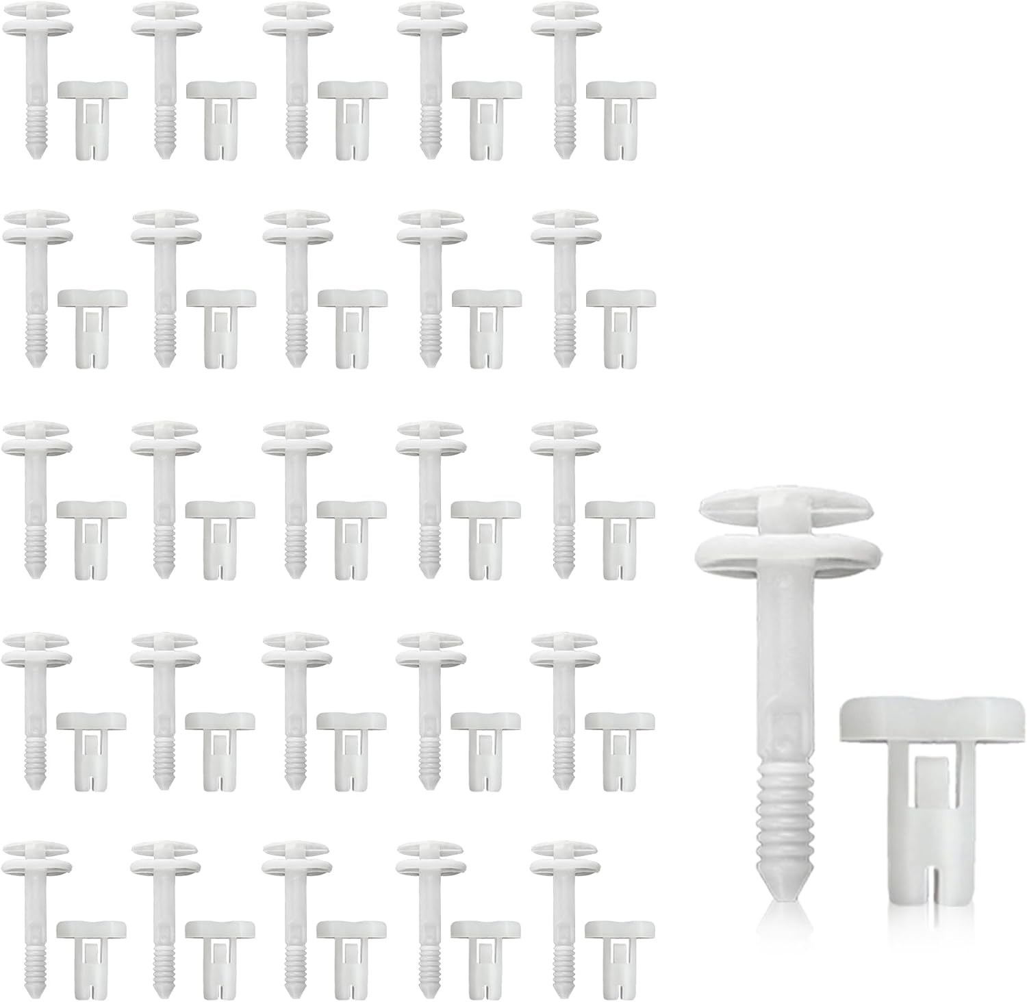 50PCS GM Door Panel Clips Retainer Trim Kit for GMC 1500 K1500 C2500 Replacement