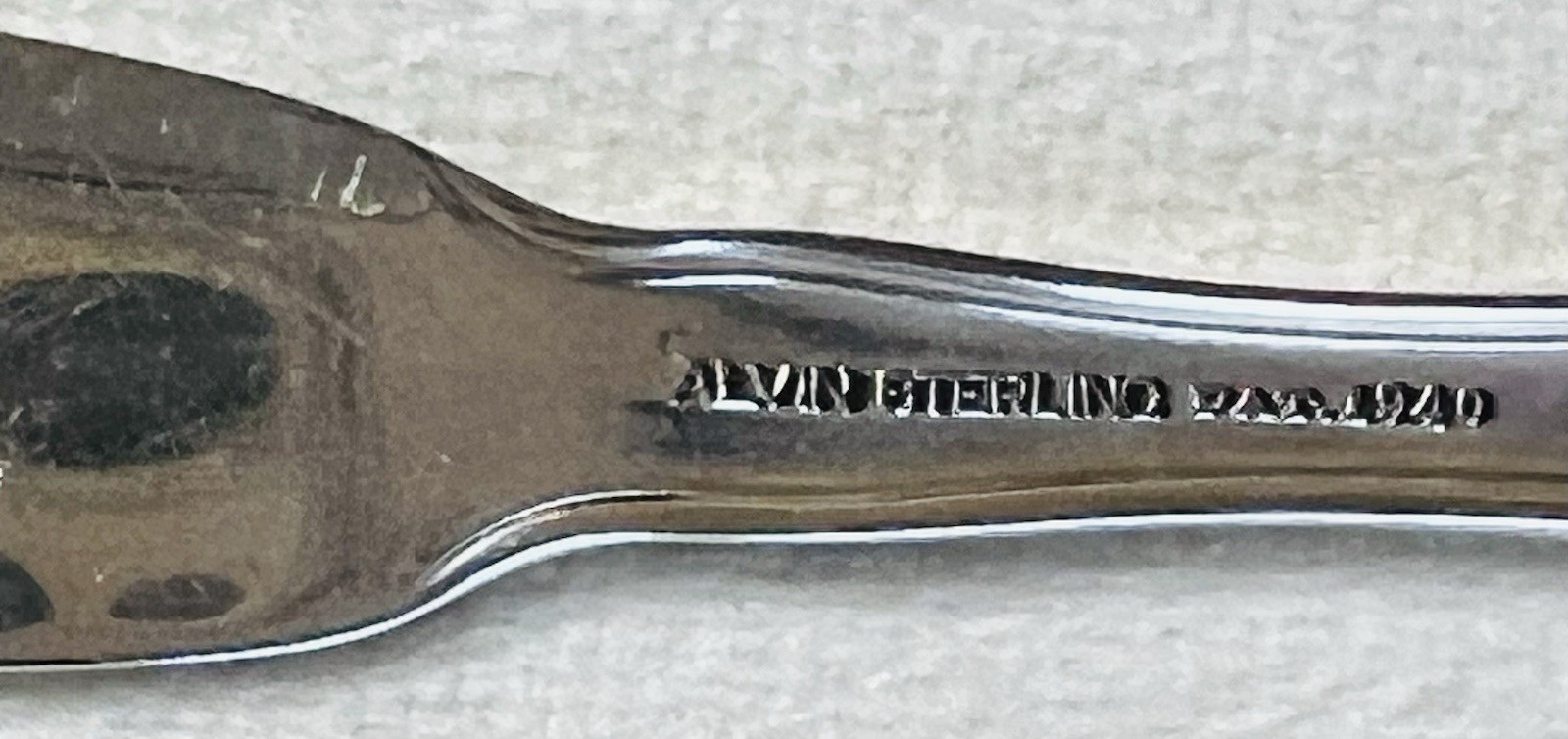 VTG Alvin 52g Sterling Silver 2 Solid Butter Spreaders CHATEAU ROSE Flat Knives