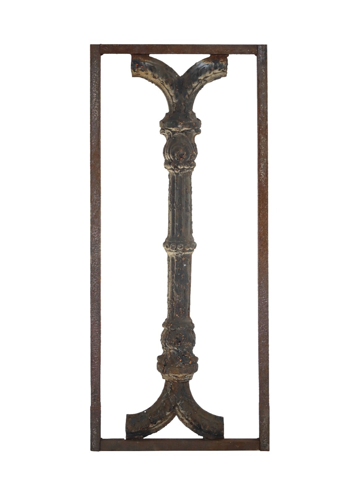 Reclaimed 31 in. Wrought Iron Baluster Wall Panel