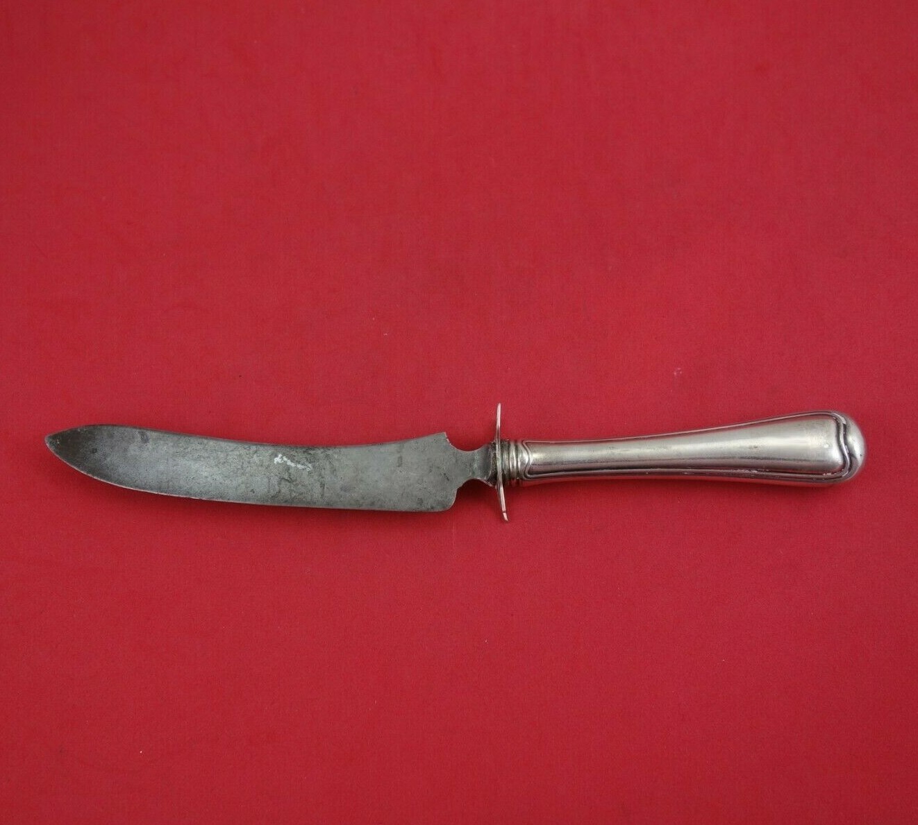 Old French by Gorham Sterling Silver Steak Carving Knife HH WS 9 3/4″ Antique