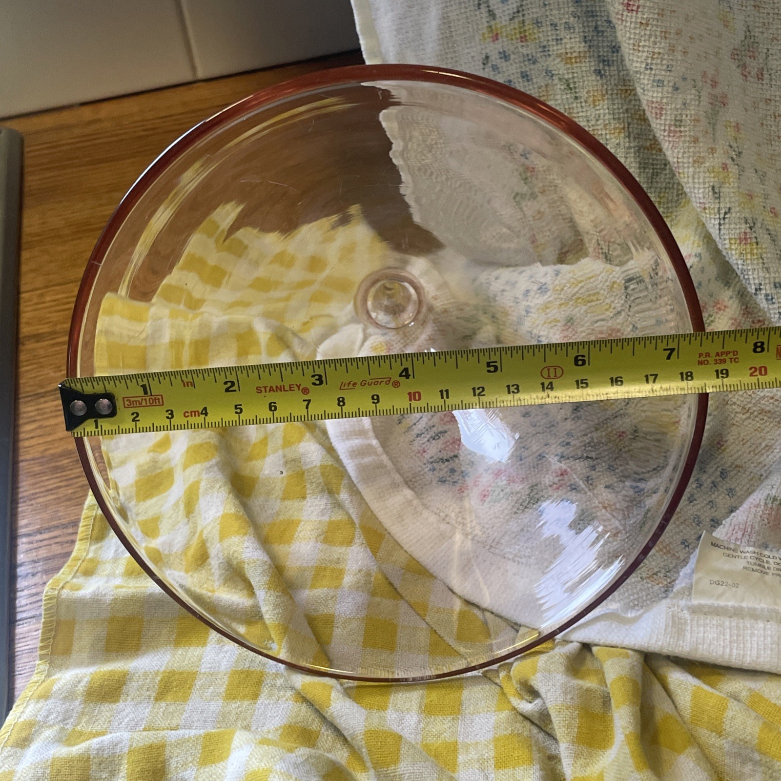 Vintage Pink Depression Glass Funnel Large Apothecary Lab