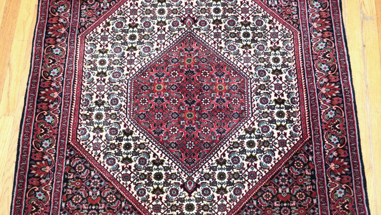 Fine Bijarr Hand Knotted Wool Geometric Premium Quality Rug 3’3″x 5’3 Excellent