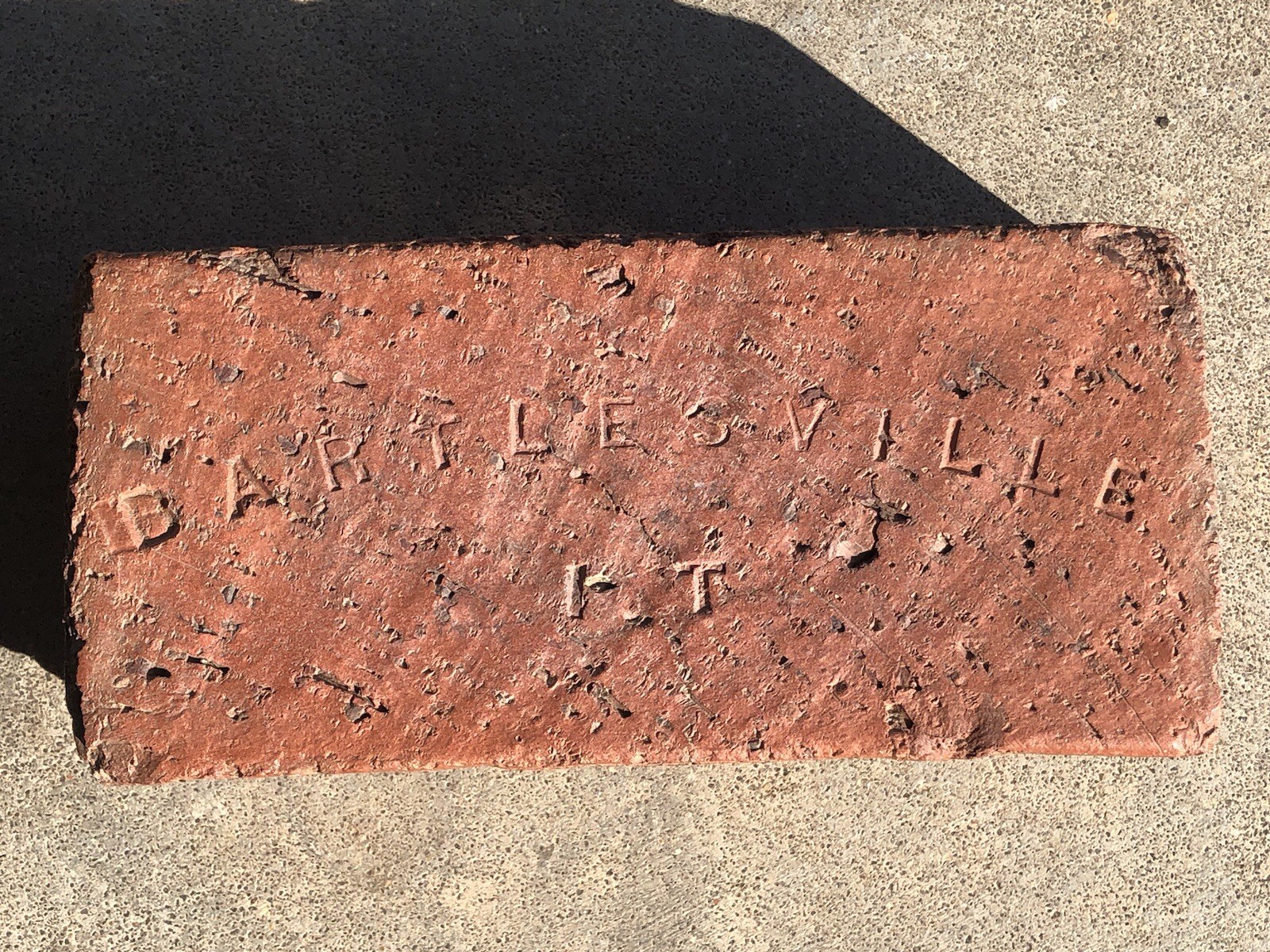 Rare..BARTLESVILLE, I. T. Brick…BARTLESVILLE INDIAN TERRITORY OKLAHOMA