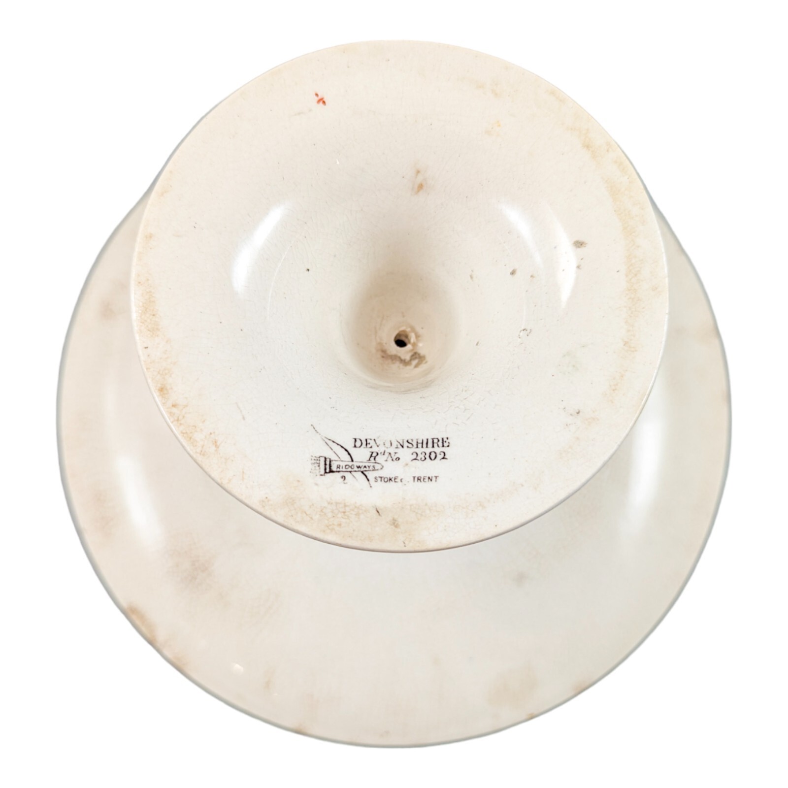 Antique Ridgways decorative cake stand, Devonshire pattern c. 1885.