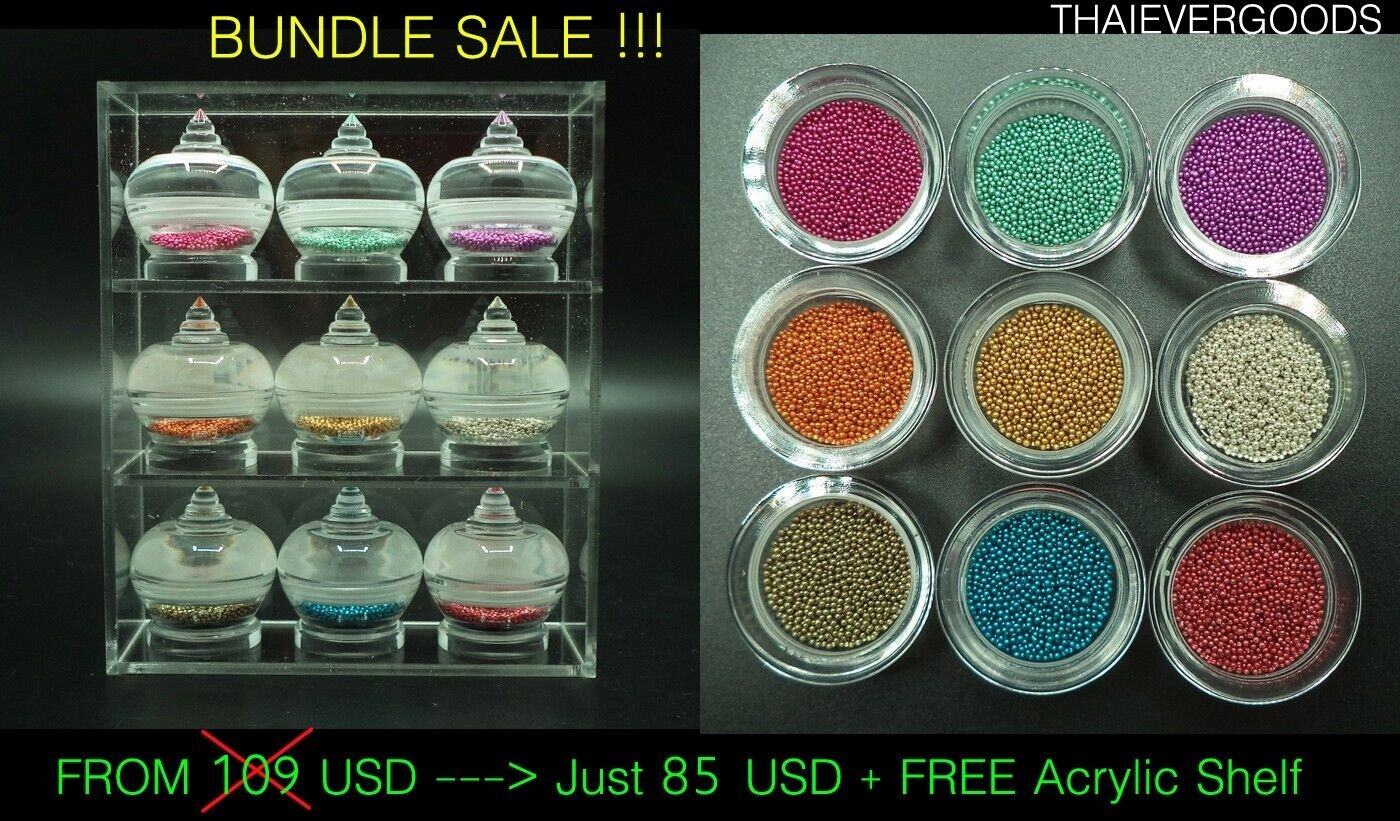 SET 9 COLOR SARIRA PRA TATH METAL SAKAYAMUNI ANCIENT BUDDHA RELICS PAGODA SHELF