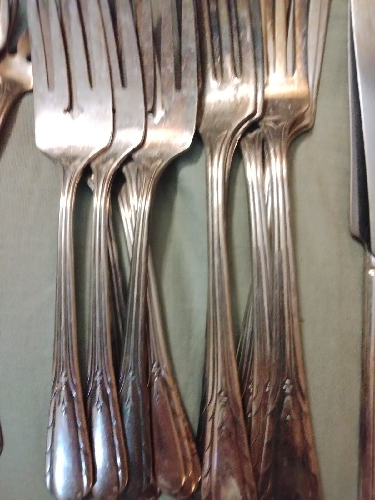 36 piece lot/set silverplated flatware LYNNWOOD aka MEMORY 1934 Genesee ART DECO