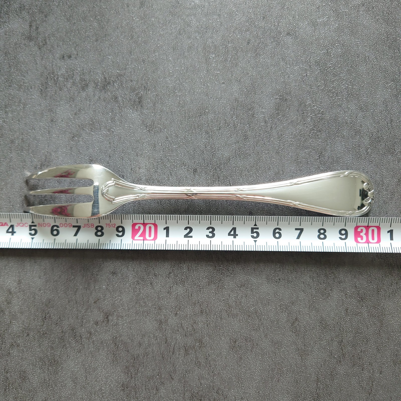 Christofle Rubans Silverplate Flatware Cake Fork 4pcs Excellent