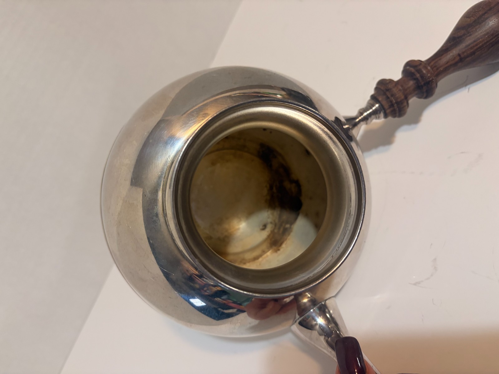 Vintage WA William Adams Silver Plate Tea Pot & Warmer Stand – Made in Italy