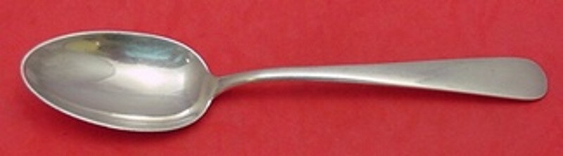Old Maryland Plain by Kirk Sterling Silver Serving Spoon 8 3/8″ Antique Heirloom