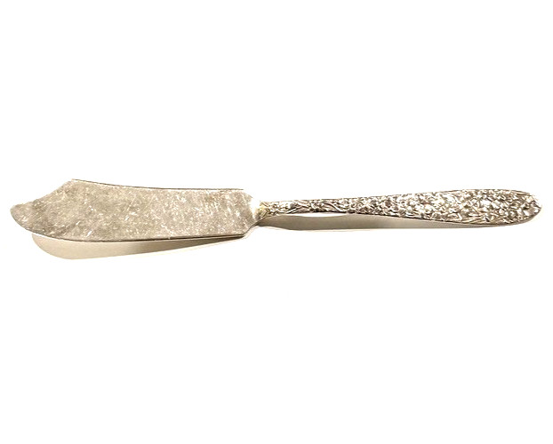 National Silver Co. Narcissus Silverplate 7” Flat Handle Master Butter Knife