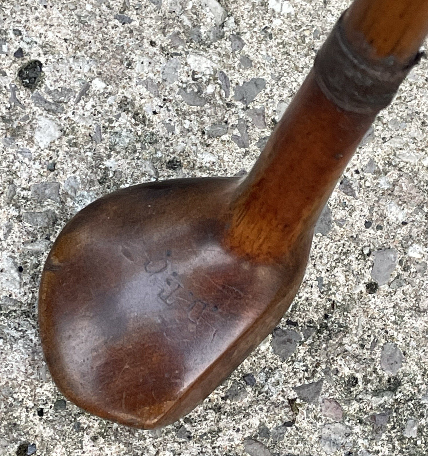 Victorian Novelty Sunday Stick..sabbath Stick Cane Hickory Shaft..walking Cane