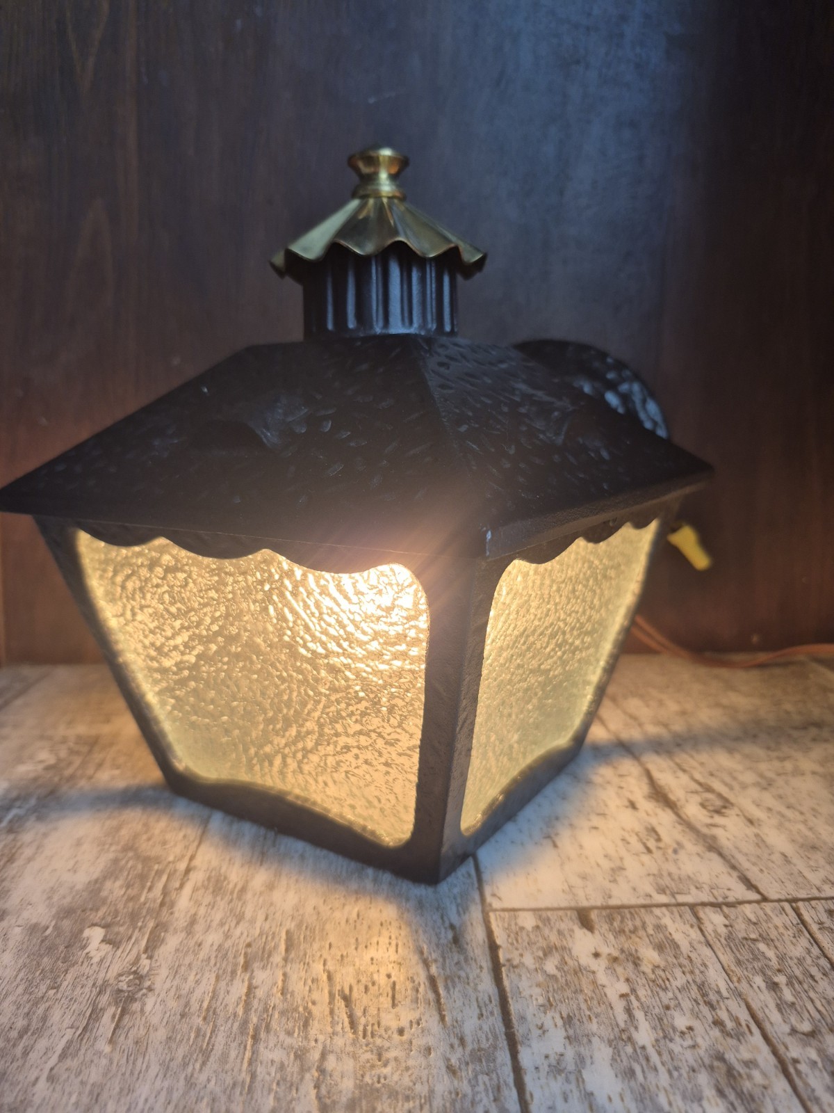 Antique Porch Light Wall Sconces J.C. VIRDEN B106 Hammered Cast Aluminum