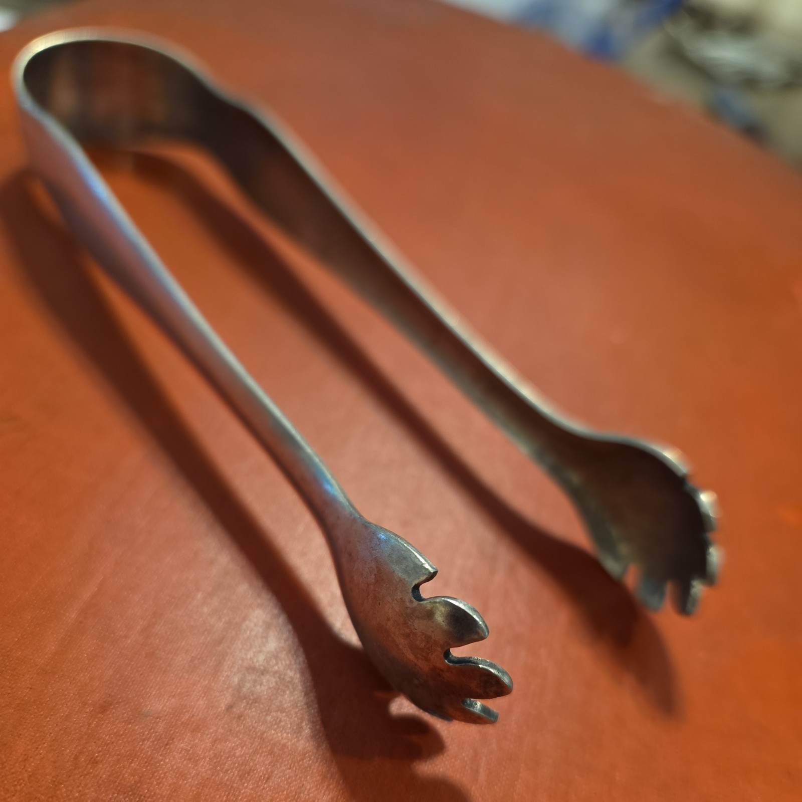 Antique early 1900’s silver plated claw style Sugar Tongs E.P.N.S.