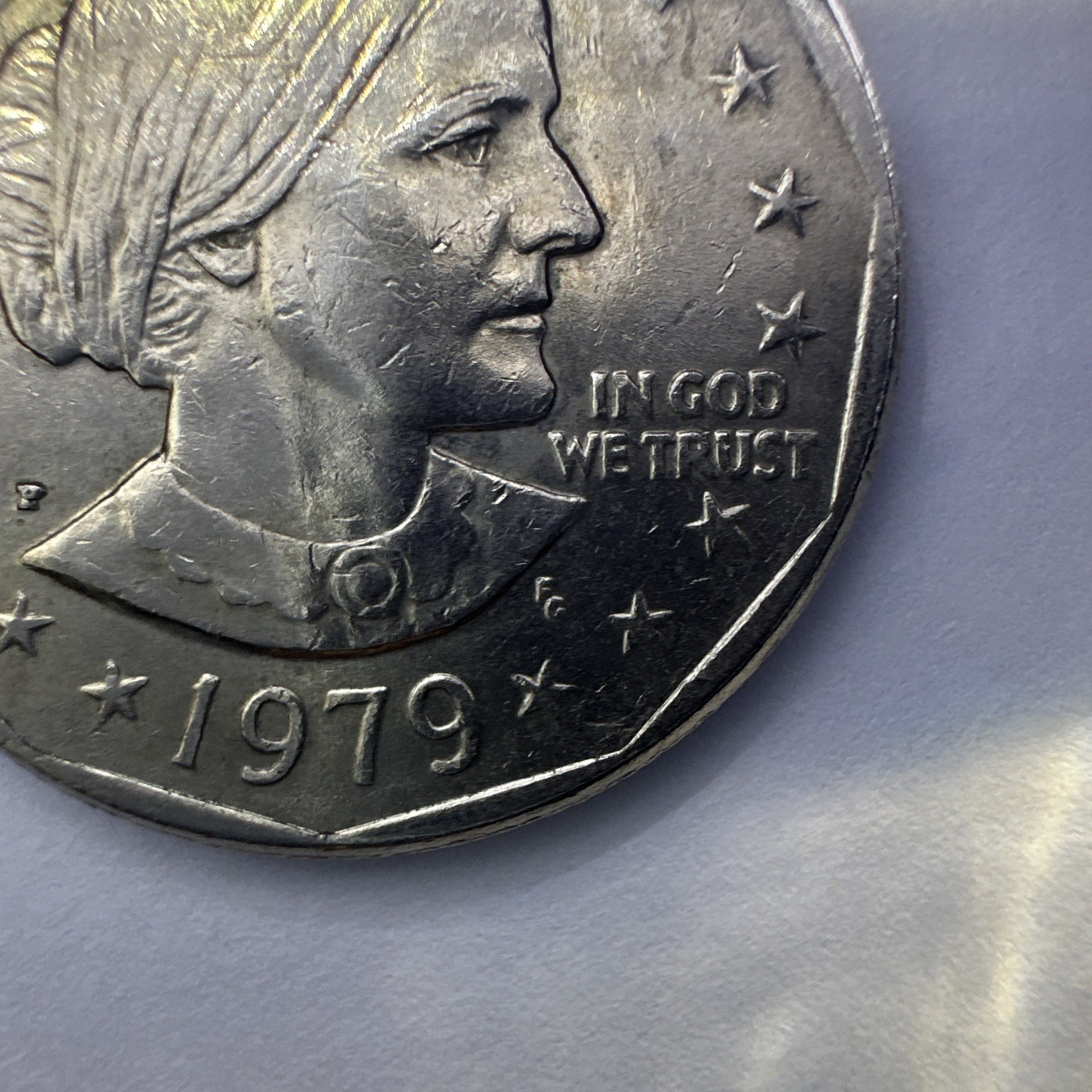 1979 Susan B Anthony Liberty P Dollar U.S. Coin Wide/DDO Rare!