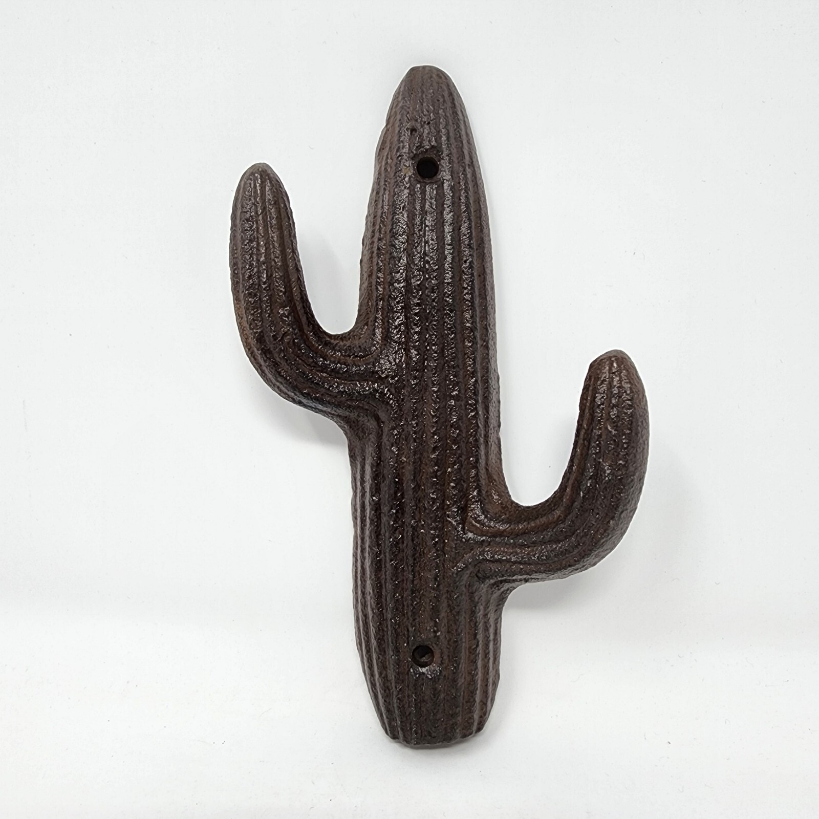 Cactus Wall Hook Coat Rack Towel Key Hanger Southwestern Heavy Duty Cast Iron 7″