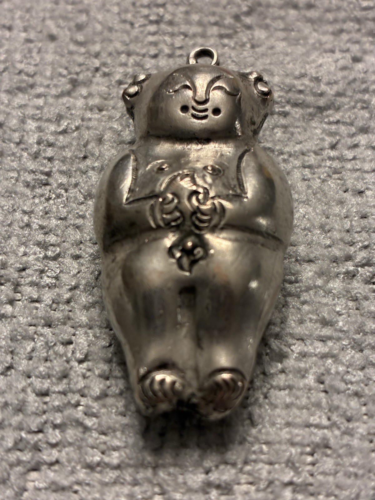 Antique Chinese Art Deco Charms Symbolic Of Fertility, Prosperity & Good Will