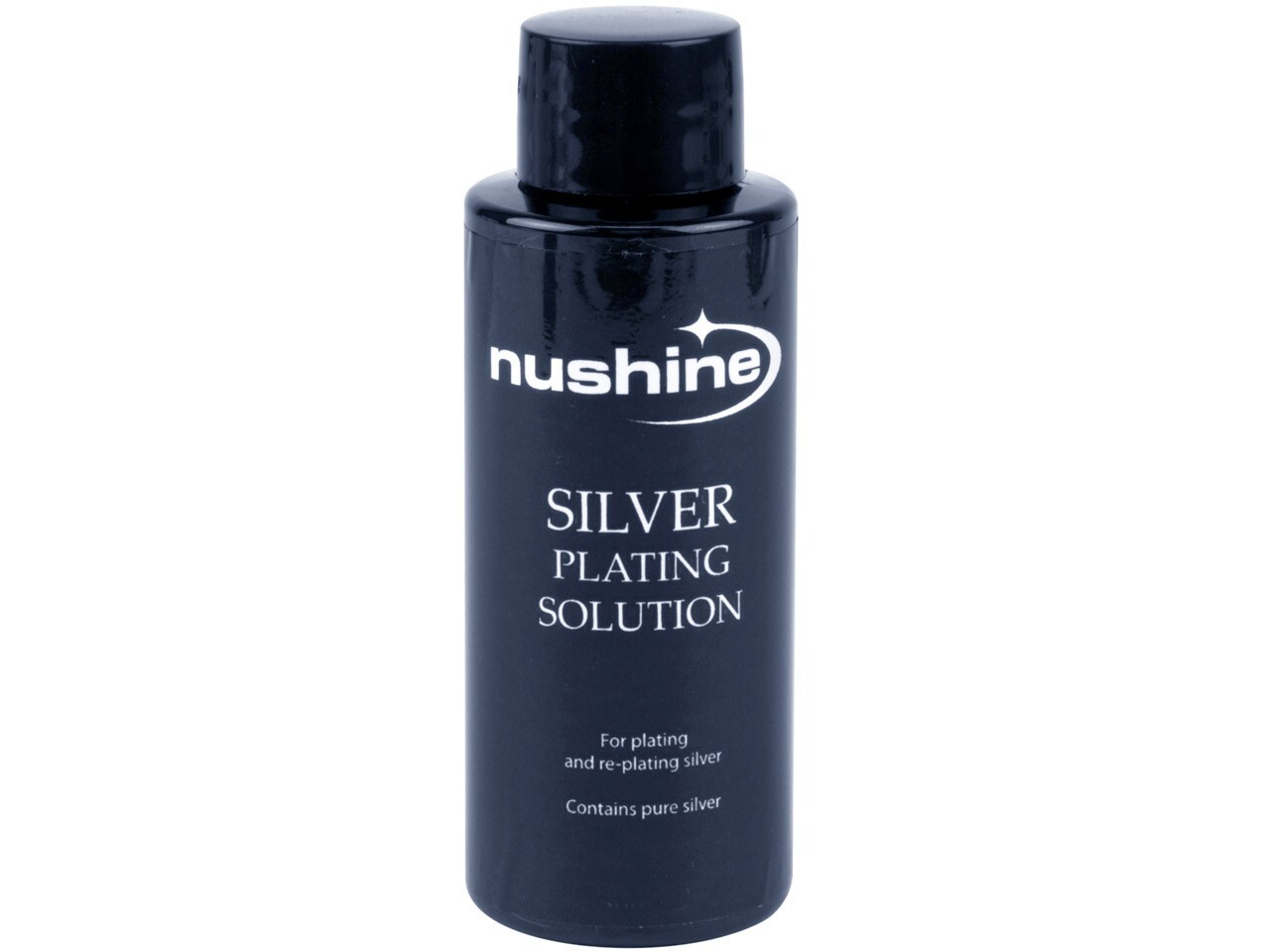NUSHINE SILVER PLATING SOLUTION -PLATE METALS WITH REAL SILVER