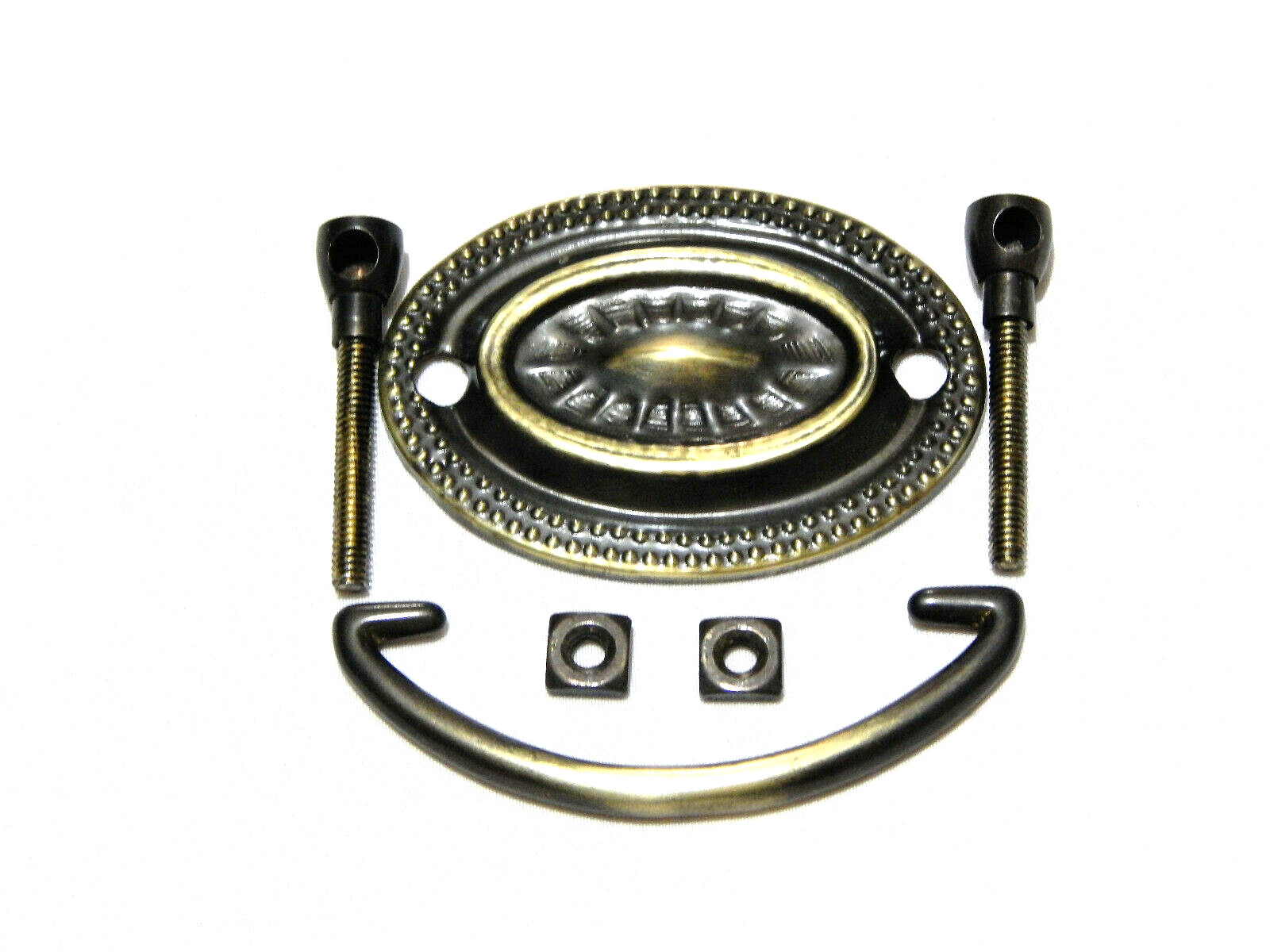 Vintage Drawer Pulls Antique Brass Duncan Phyfe Style and Hepplewhite
