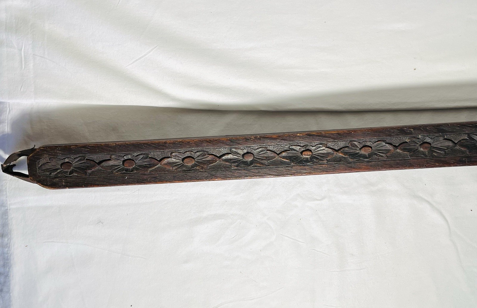 Antique Victorian Fireplace Bellows – Warwick Castle Motif, Circa 1800’s