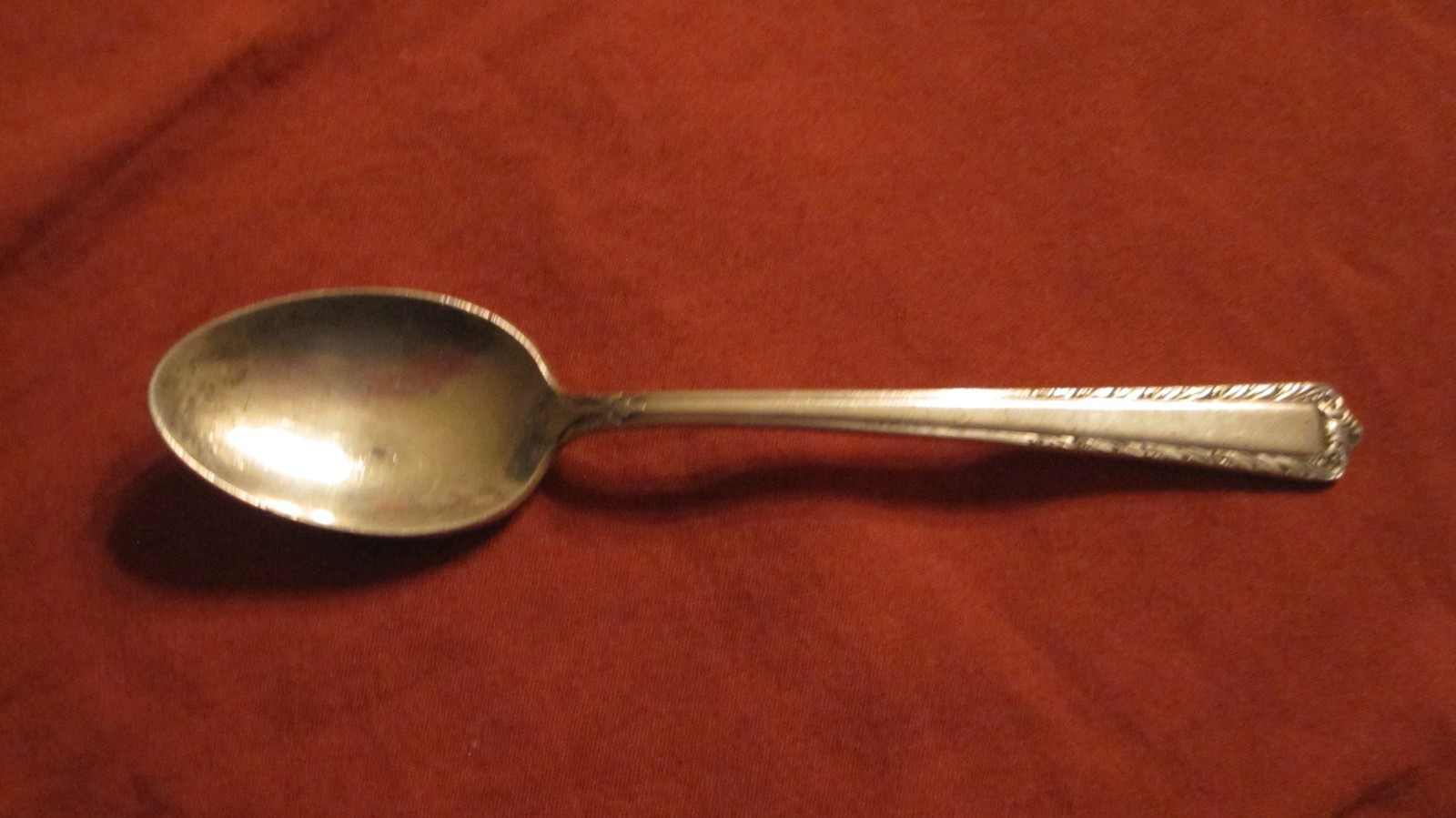 FINE ARTS STERLING SILVER PROCESSIONAL TEASPOON NO MONOGRAM