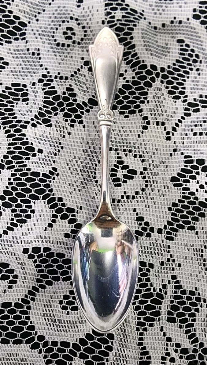 😎VICTORIAN ANTIQUE c1879! PRINCESS 👸 SILVERPLATED TEASPOONS/ TEA SPOON 🍵