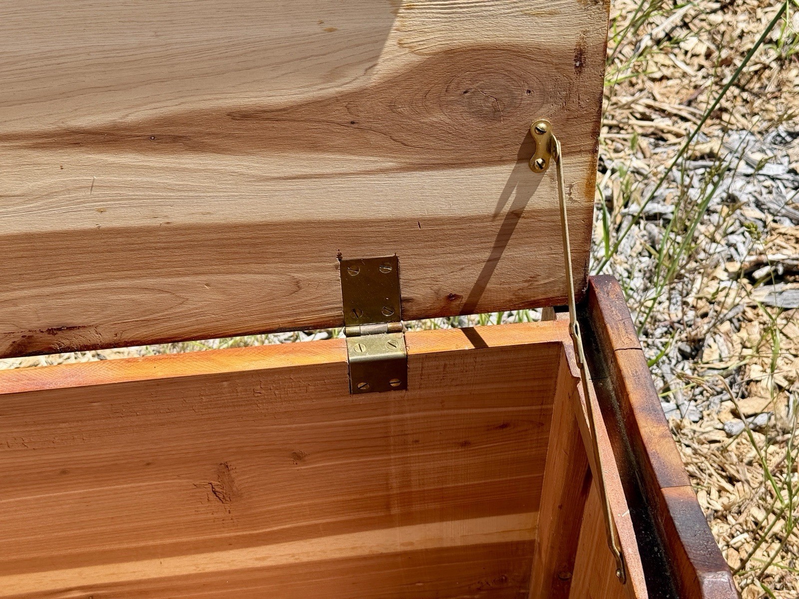 Cedar Wood Hope Blanket Chest Early 20th Century