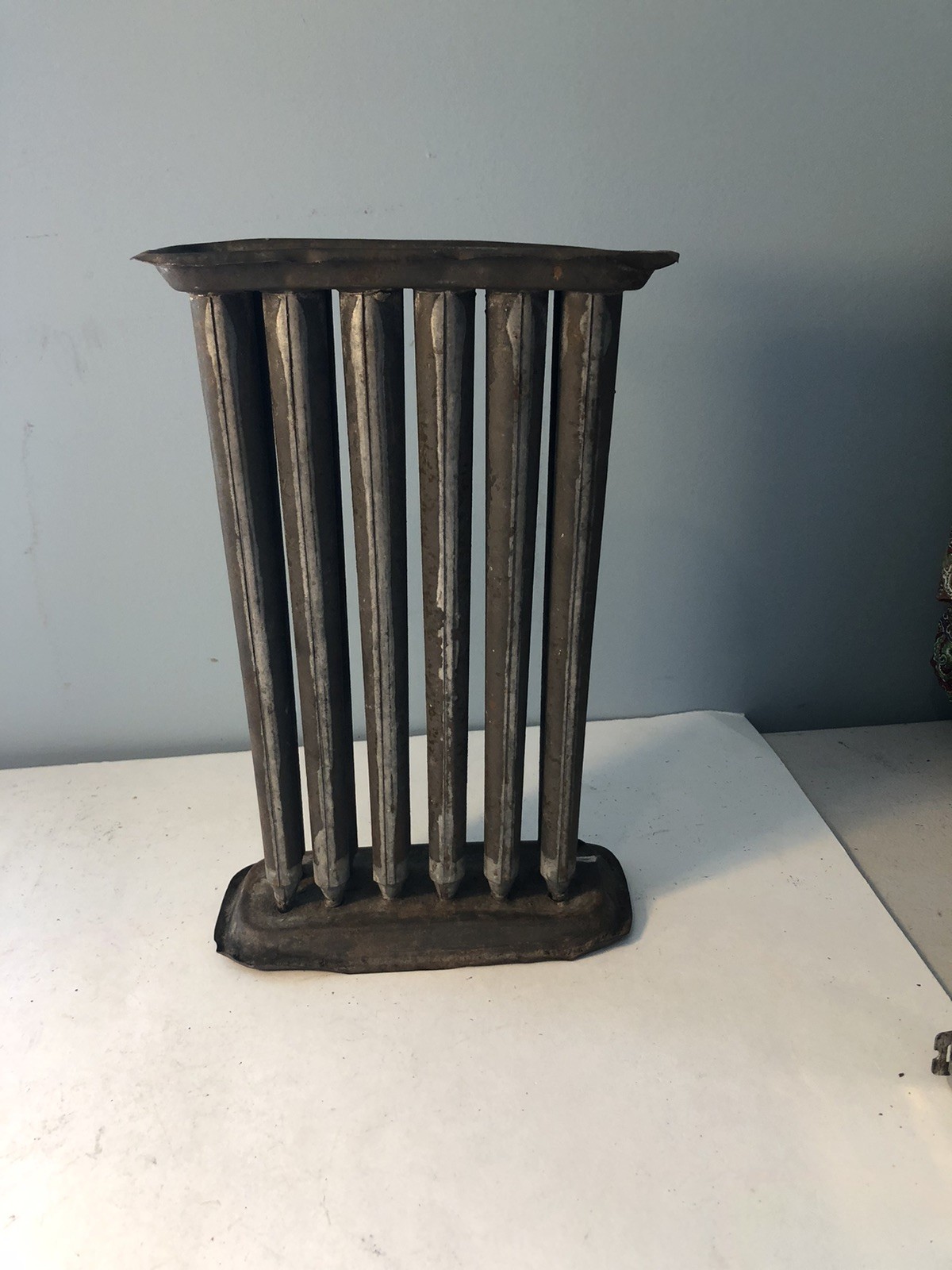 Antique Tin Primitive 12 Candle Mold 1800s
