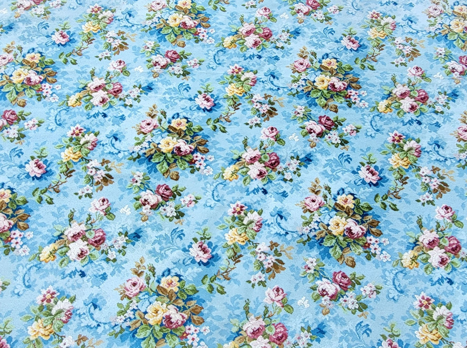 MY ULTIMATE Antique Vintage Wool Rug Shabby PINK ROSES Chic BIGELOW STYLE 1930s