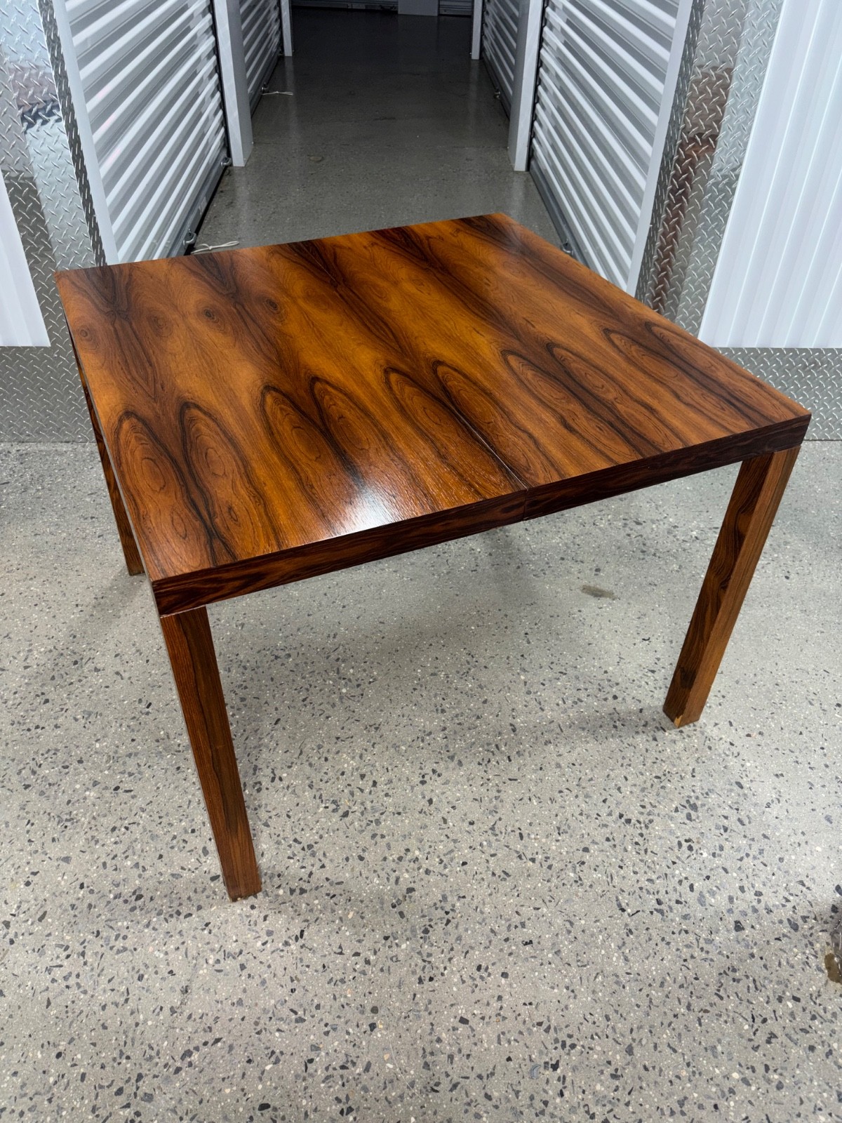 Vintage Danish Modern Rosewood Dining Table