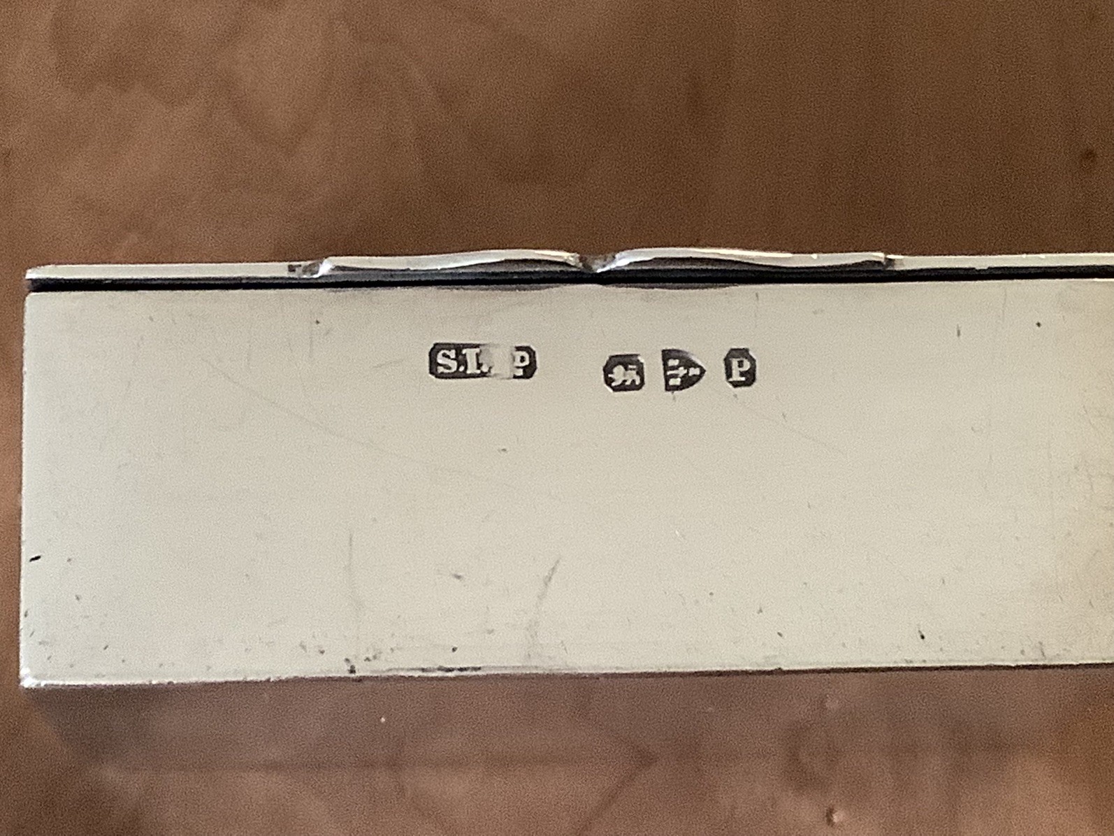 Solid Silver Stamp Box by Stokes & Ireland Ltd Chester 1898