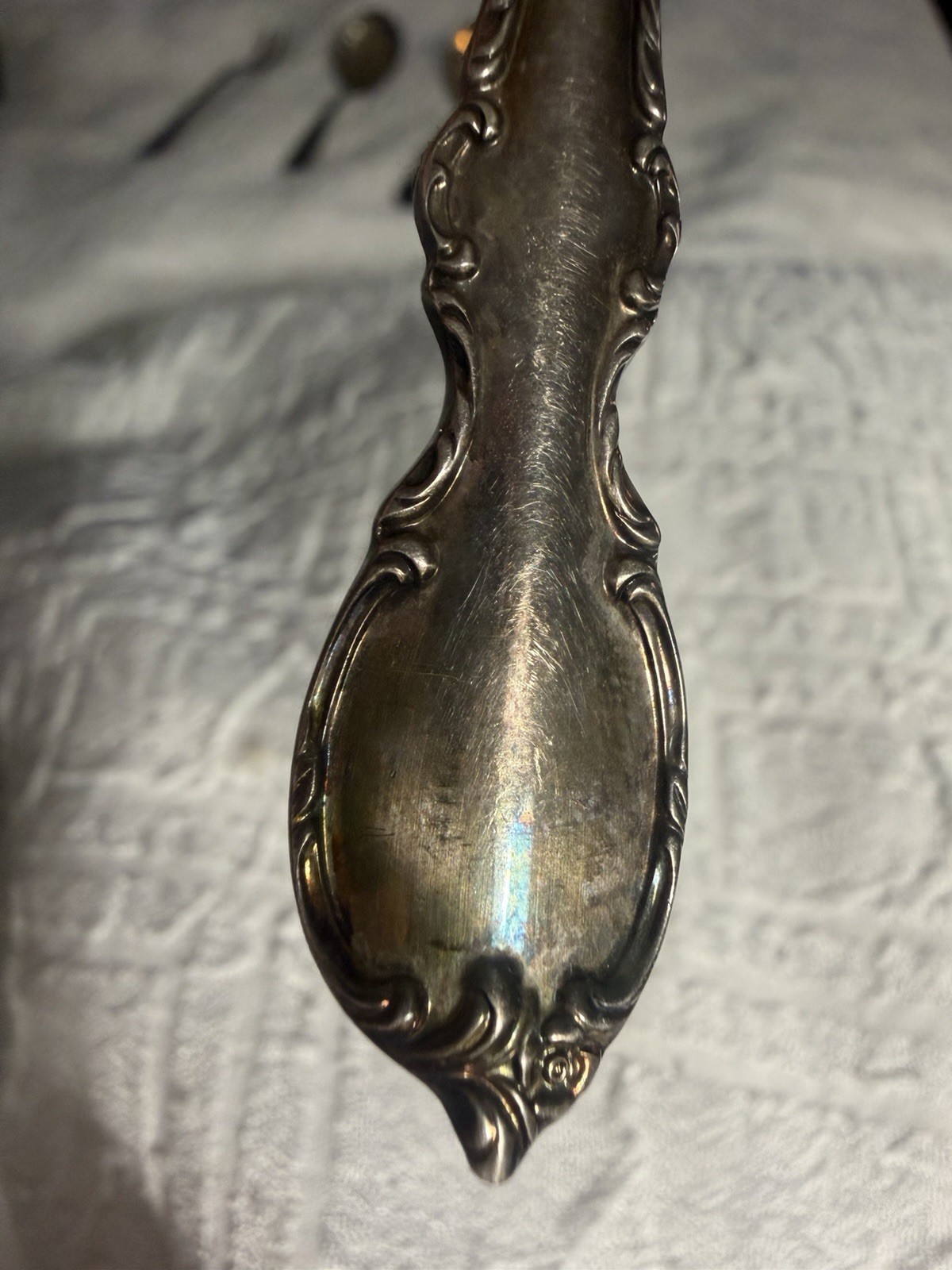 1847 Rogers Bros Silverware IS Pierced Tomato Berry Serving Spoon