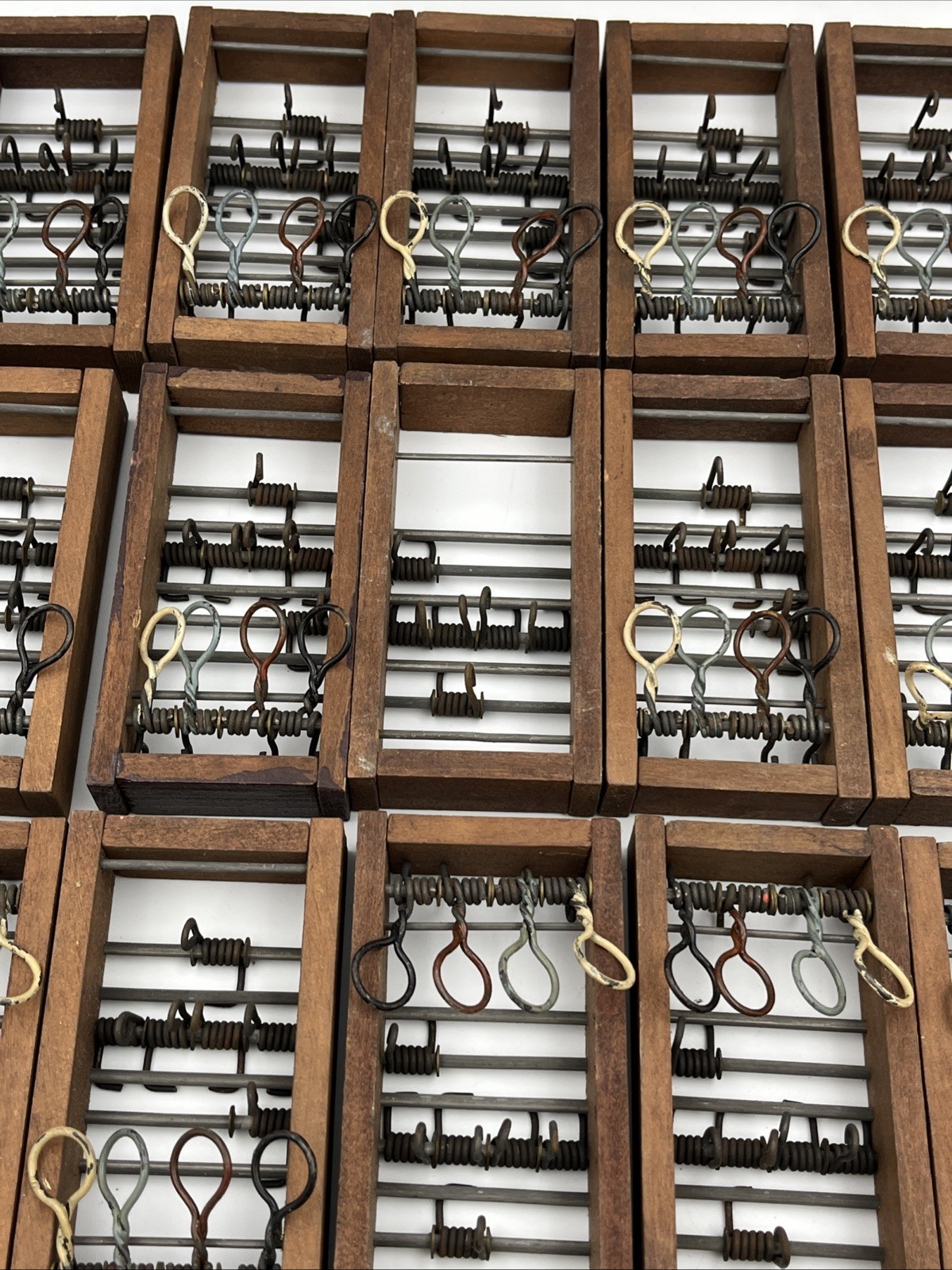 Lot 26 Antique 1925 Patent Visible Index Filing Units Wooden Signal Tab Kardex
