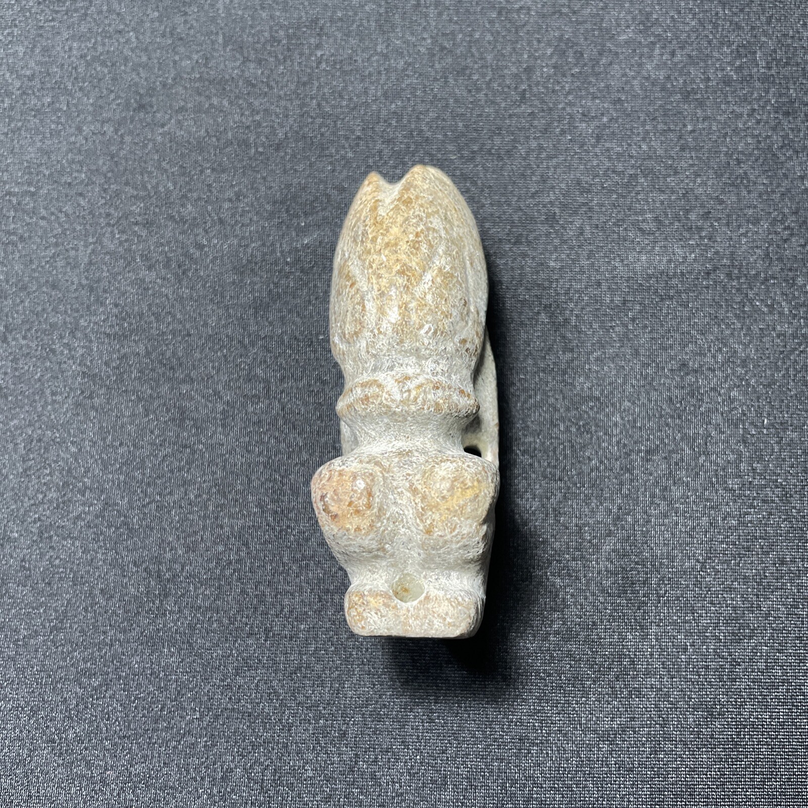 Ancient Jade Pendant of Neolithic Age Pattern 6.3 2.4 2.6cm
