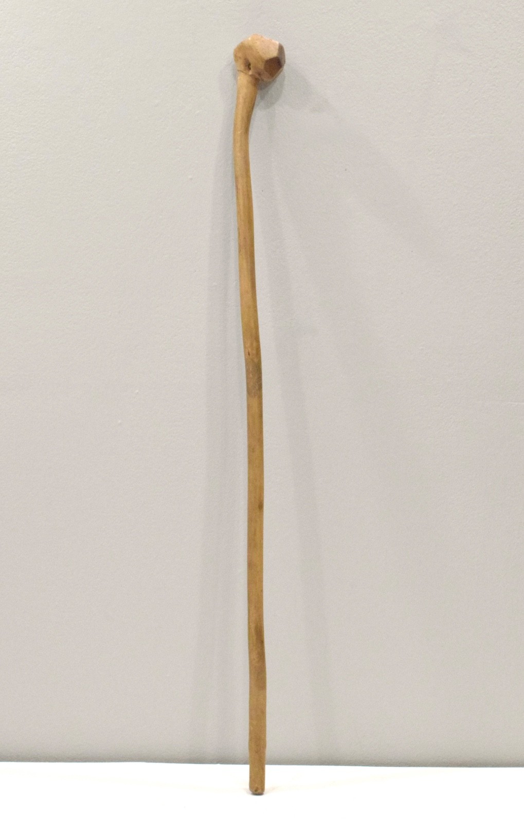 African Zulu Tribe Rungu Wood Carved Faceted Throwing Club