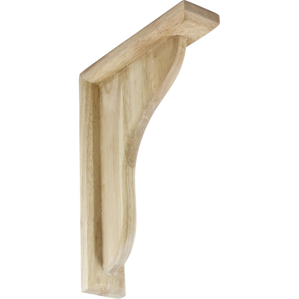 Rubberwood Decorative Wood Corbel Countertop Support 7-1/2″ Inch Deep