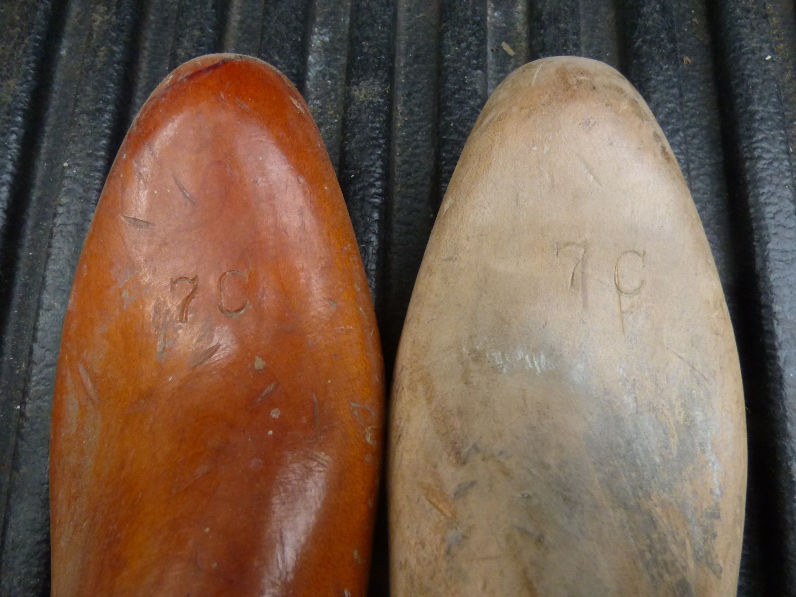 VINTAGE PAIR 1950’s Size 7 C Shoe Lasts (Craddock Terry Shoe) Lynchburg,Va