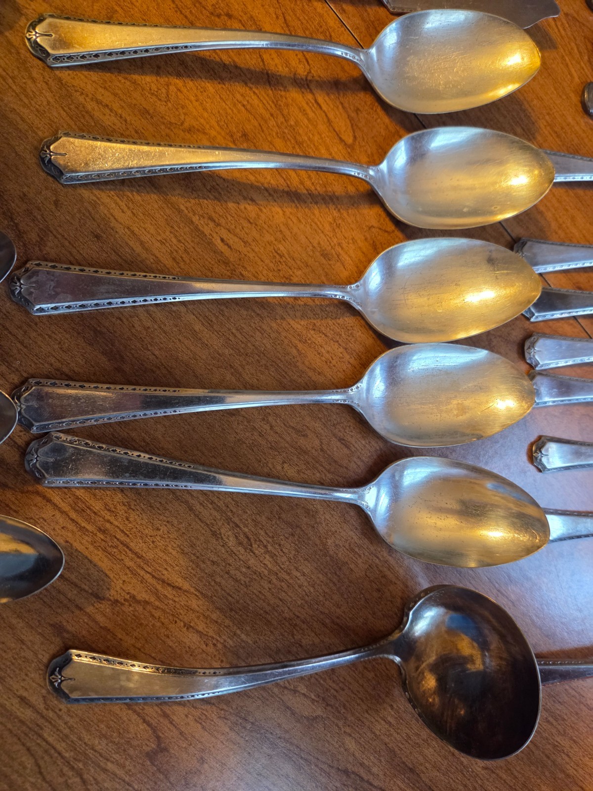 29 piece flatware silverplate Algonquin pattern tudor plate Oneida Community…