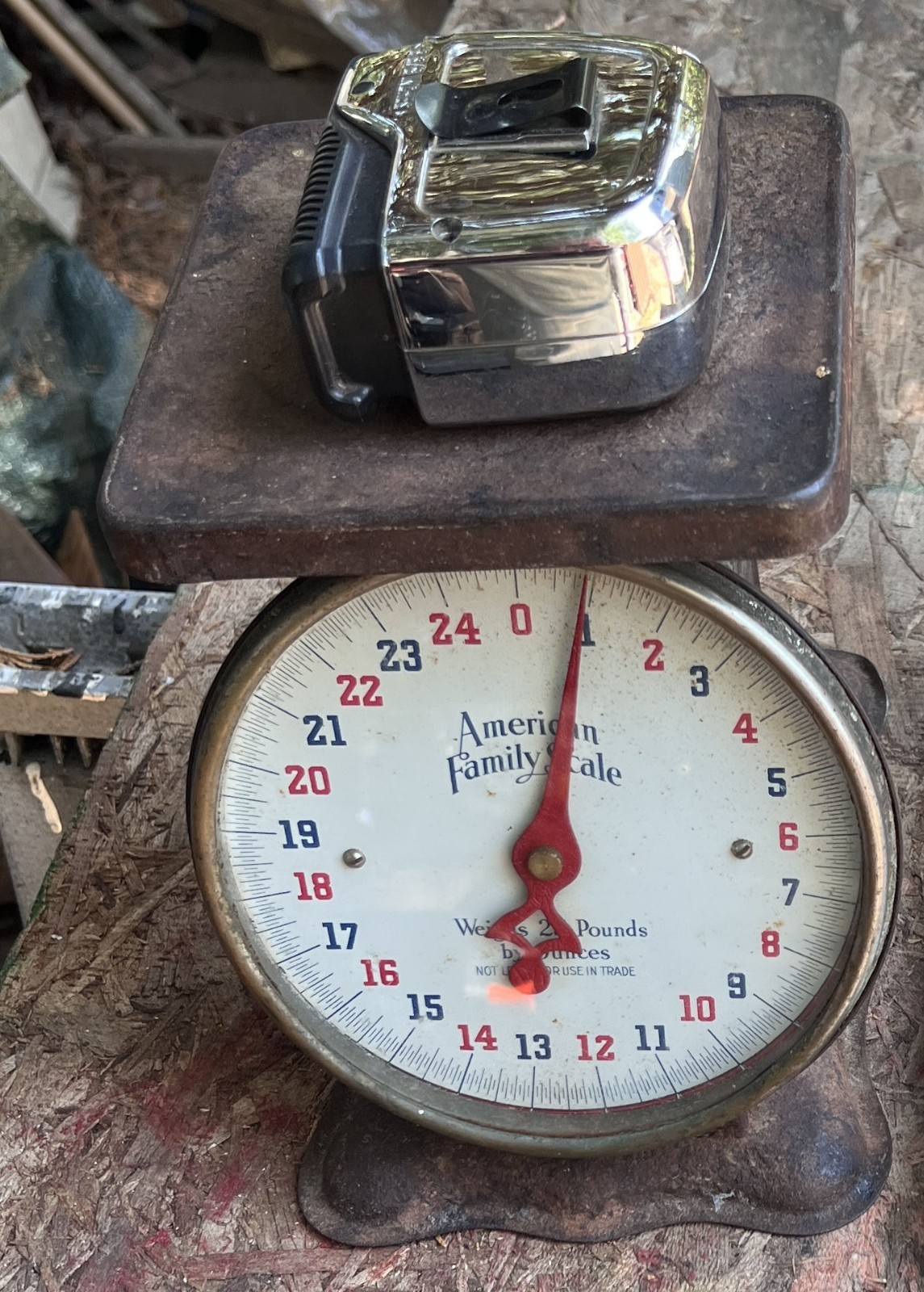 Vintage American Family Scale 25 Pounds Max Green, works