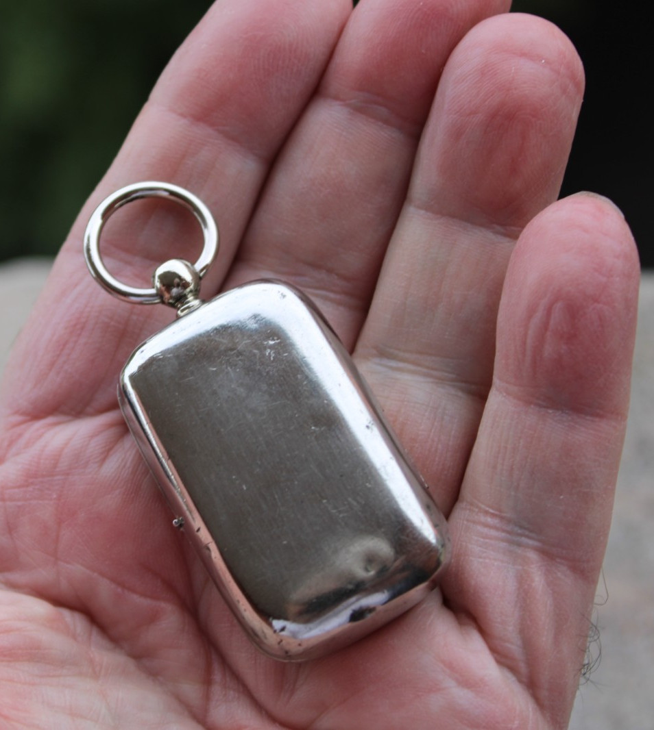 Vintage Silver Plated Double Sovereign Holder
