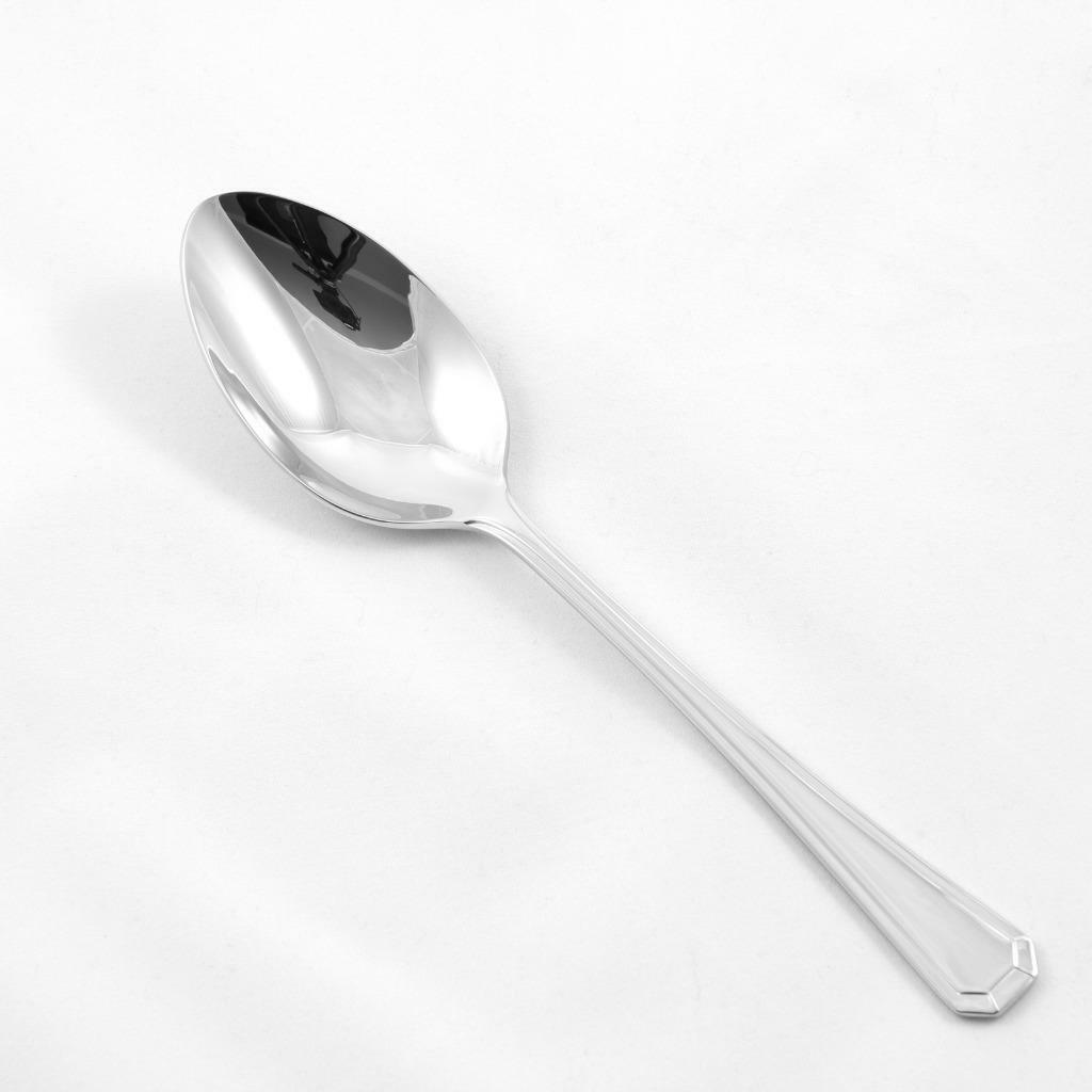 Brand New Stainless Steel Grecian Table/Serving Spoon Made In Sheffield England