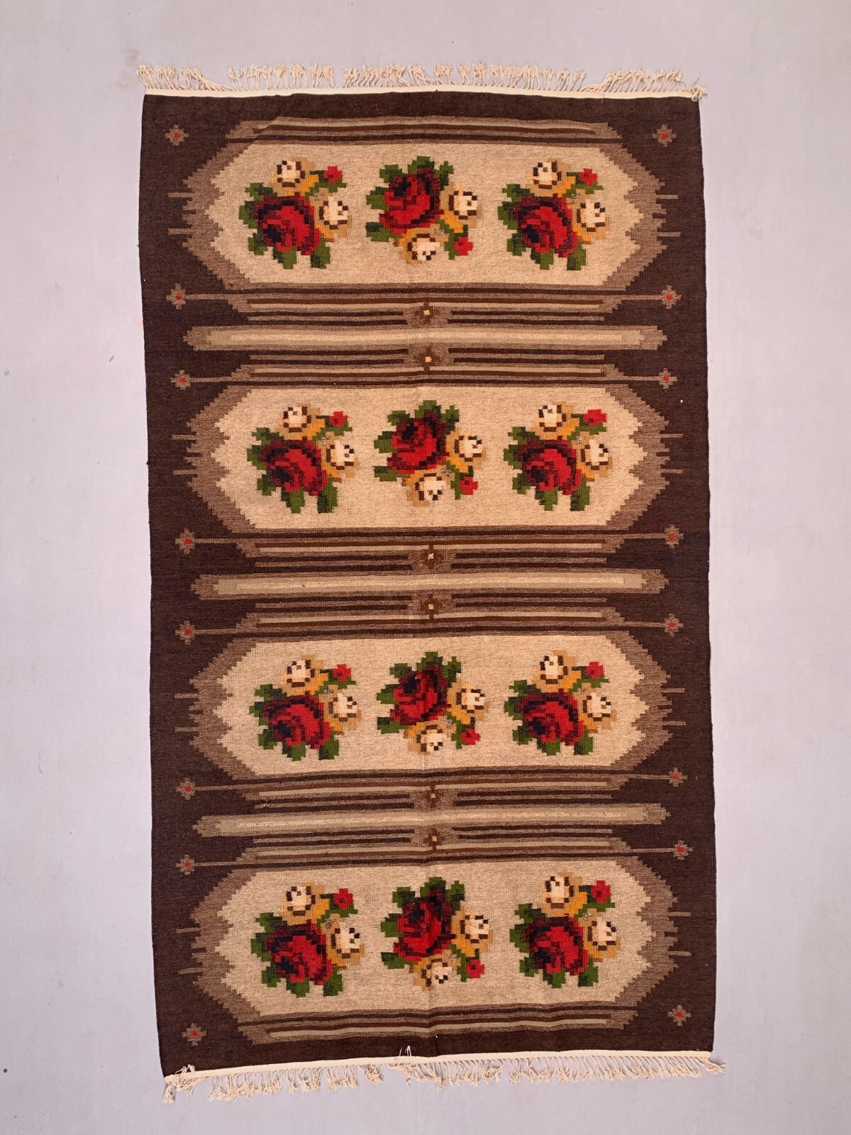 Vintage Moldovan Kilim 270×156 cm Kelim Wool Rug Large
